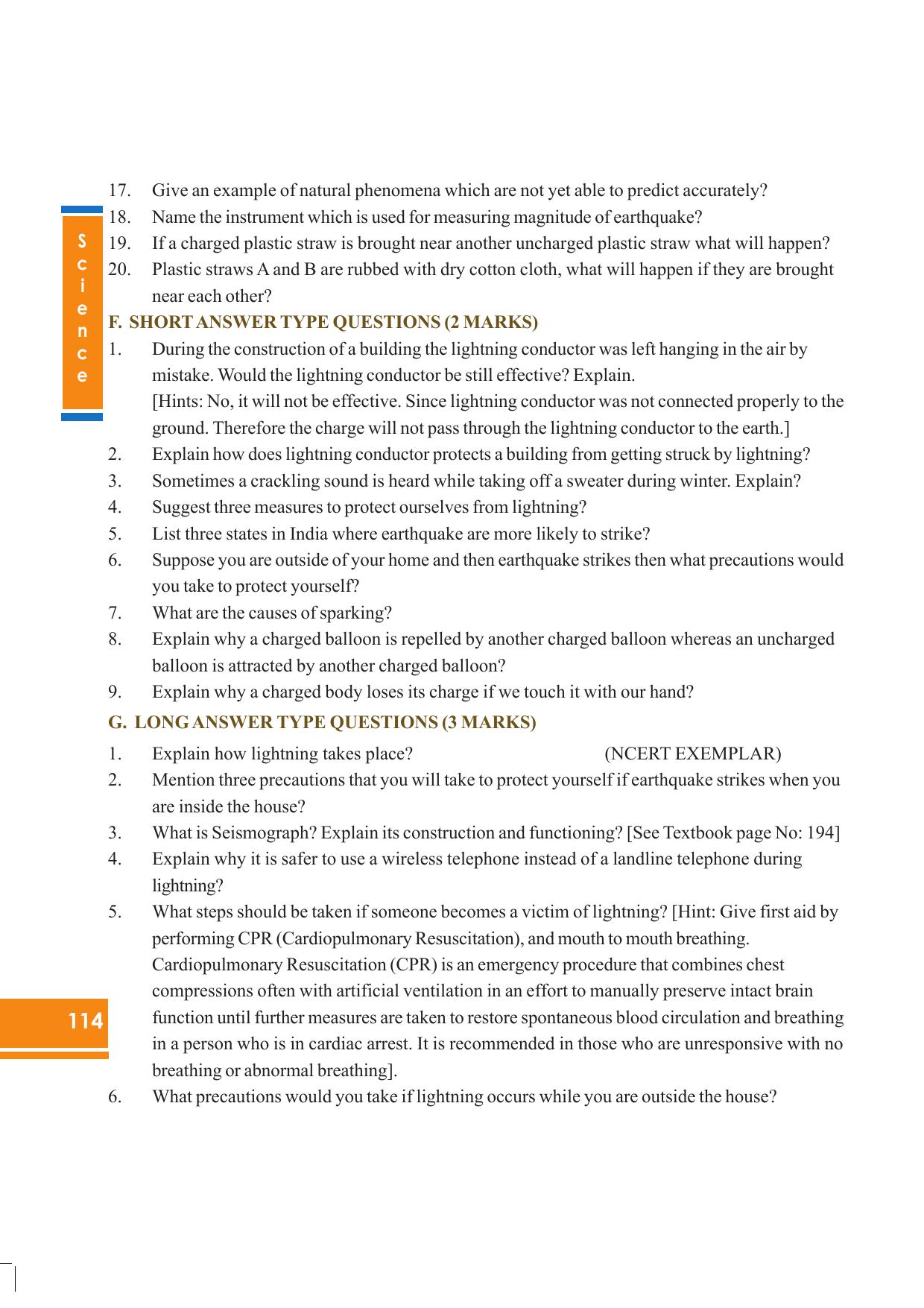 Tripura Board Class 8 Science English Version Workbooks - Page 114