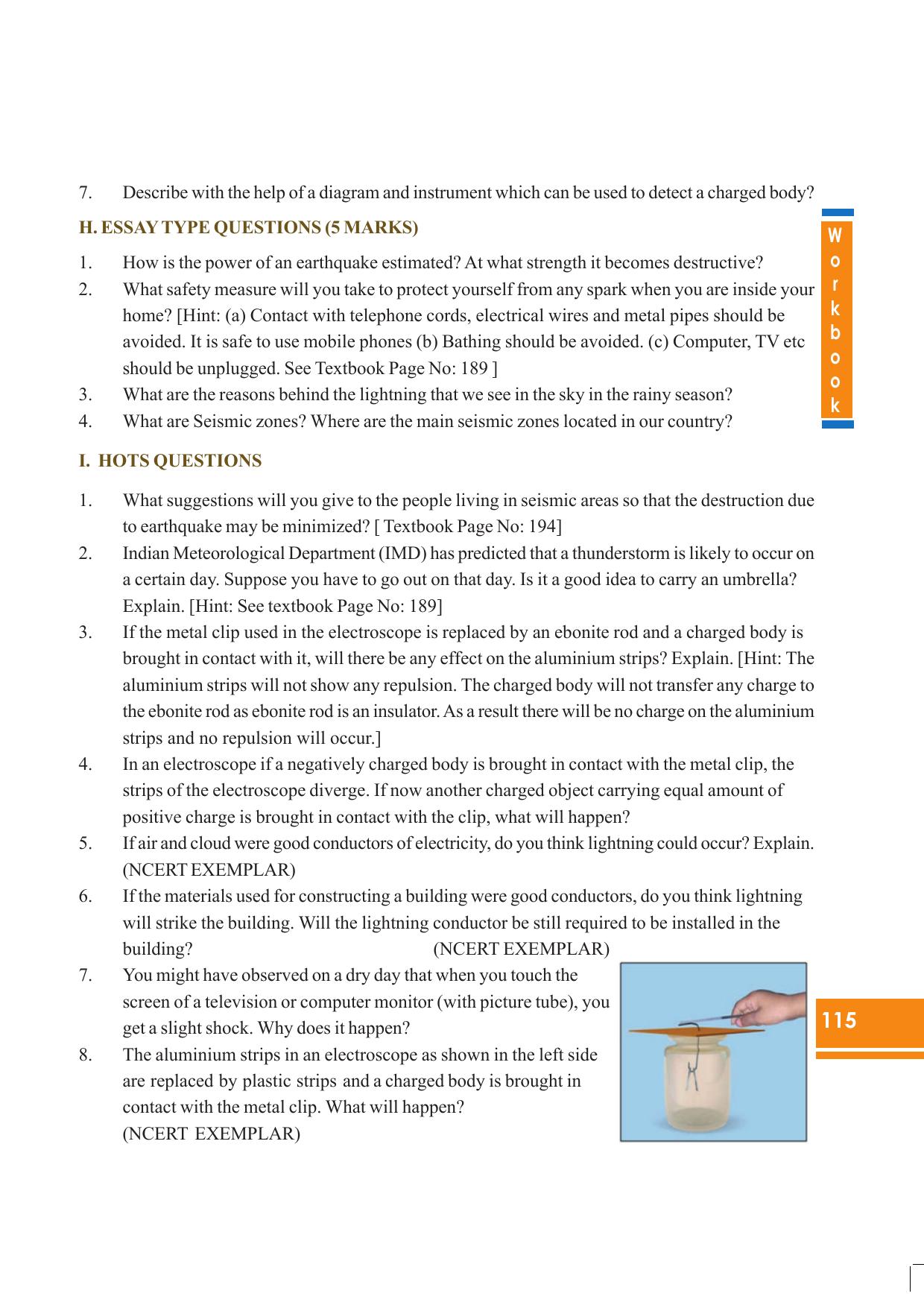 Tripura Board Class 8 Science English Version Workbooks - Page 115
