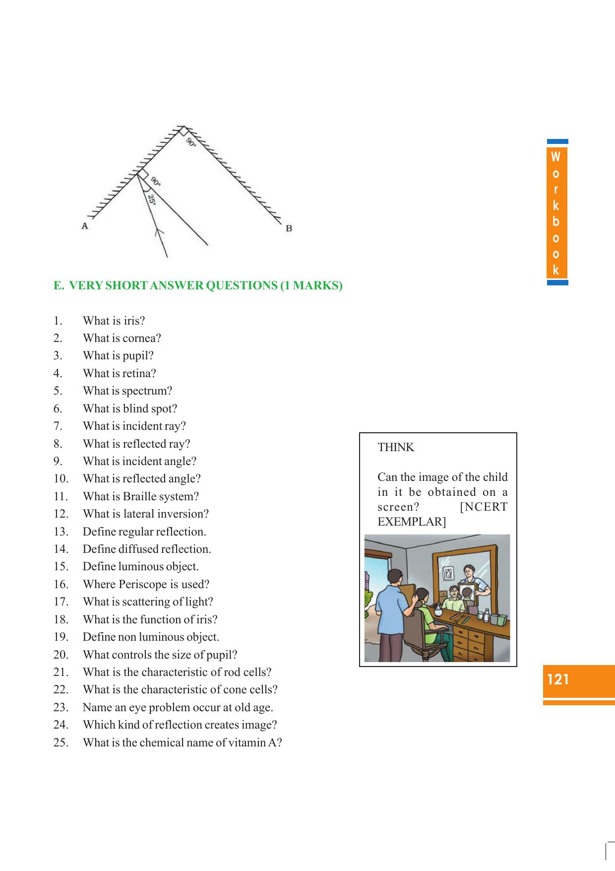 Tripura Board Class 8 Science English Version Workbooks - Page 121