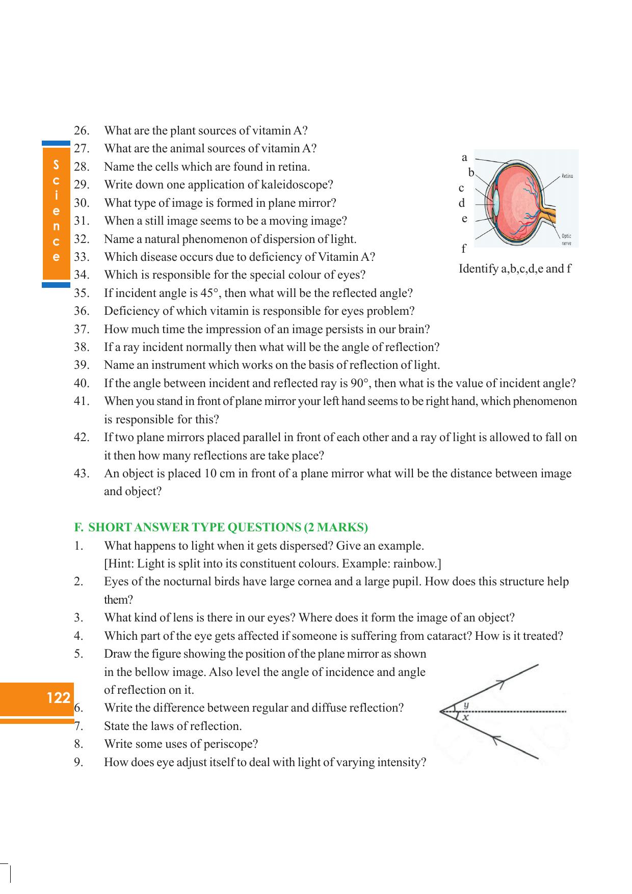 Tripura Board Class 8 Science English Version Workbooks - Page 122