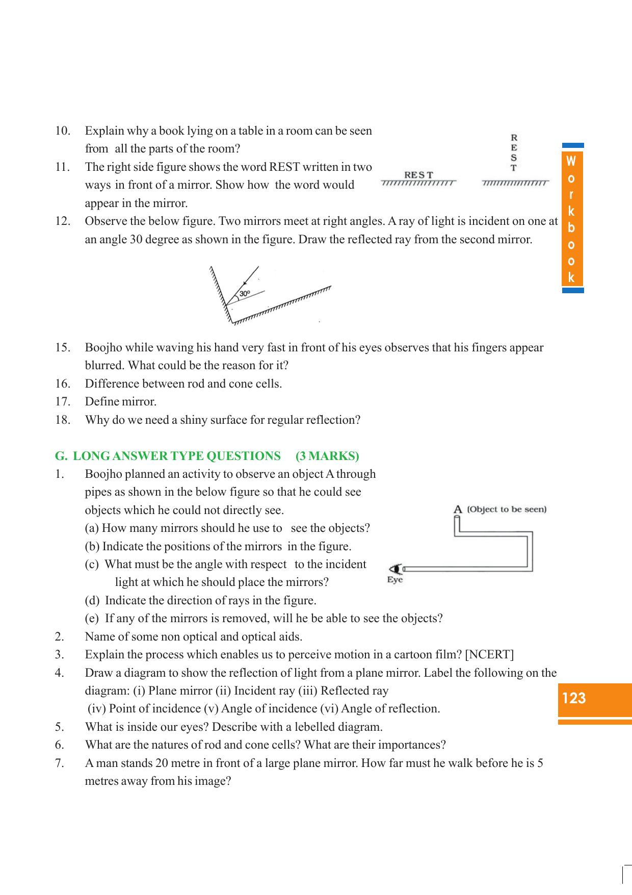 Tripura Board Class 8 Science English Version Workbooks - Page 123