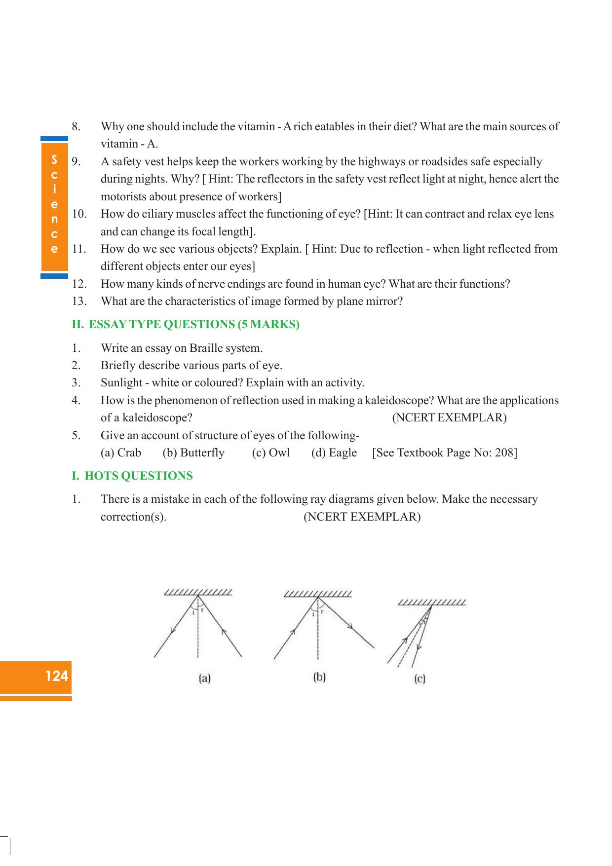 Tripura Board Class 8 Science English Version Workbooks - Page 124