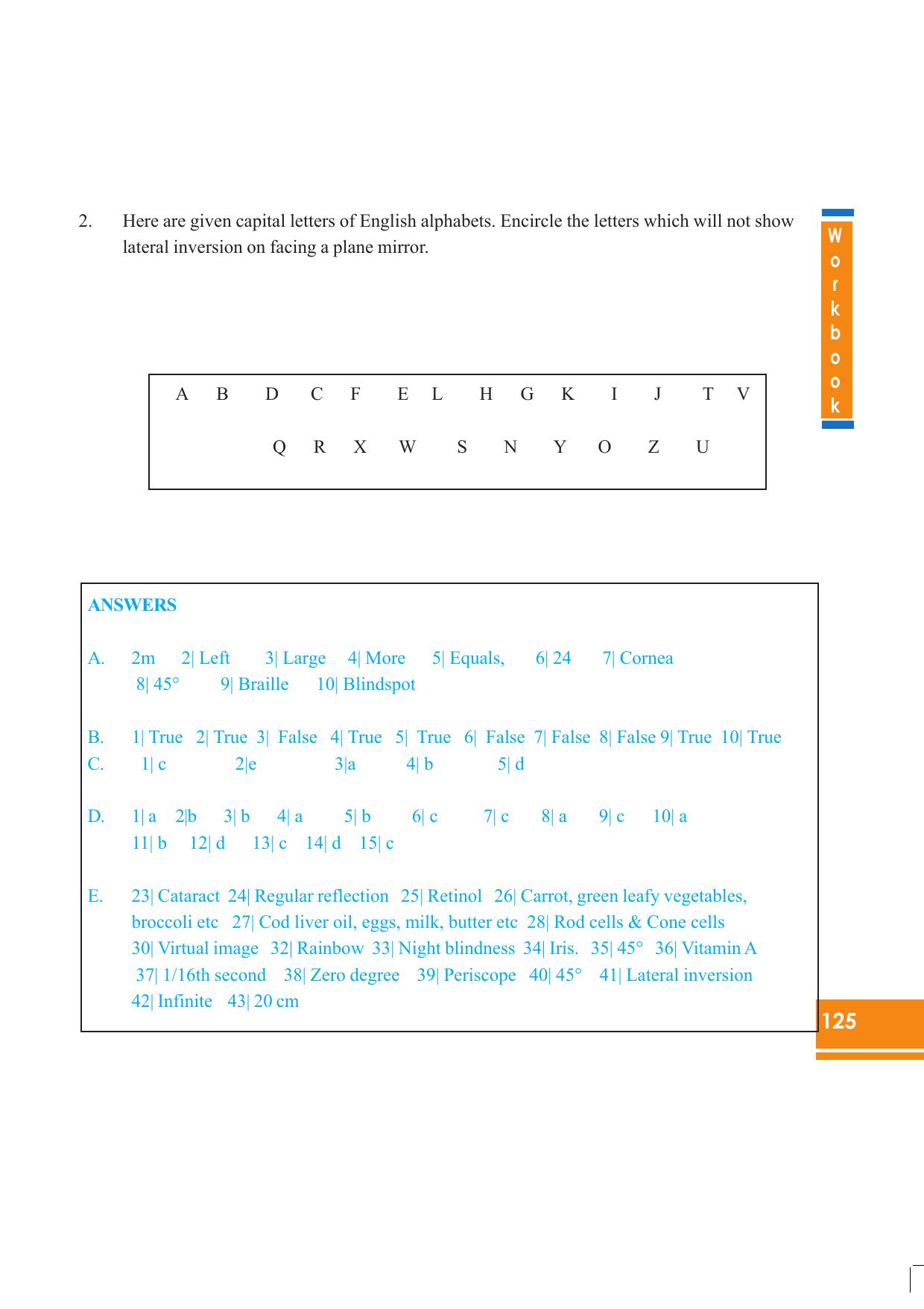 Tripura Board Class 8 Science English Version Workbooks - Page 125