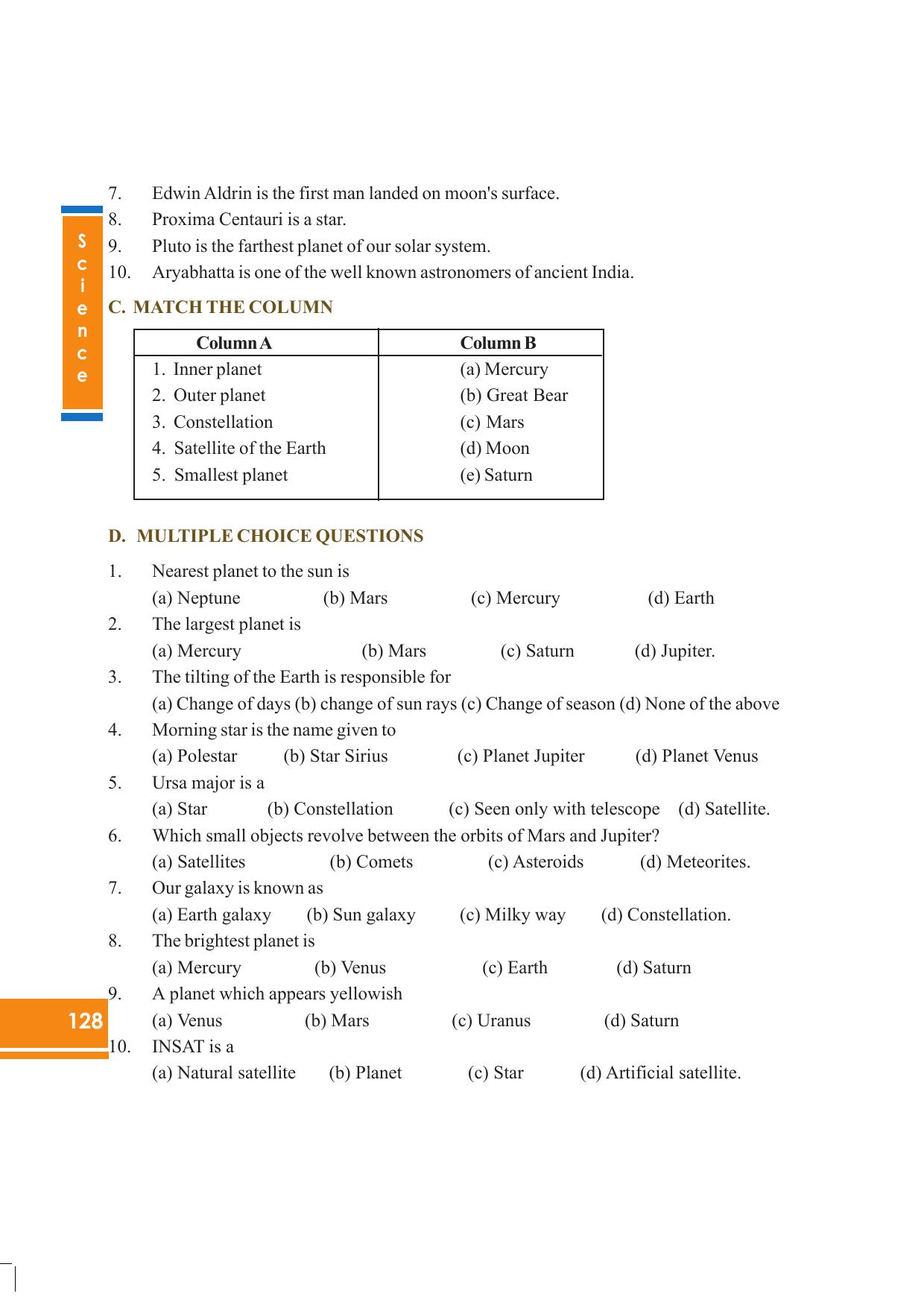 Tripura Board Class 8 Science English Version Workbooks - Page 128