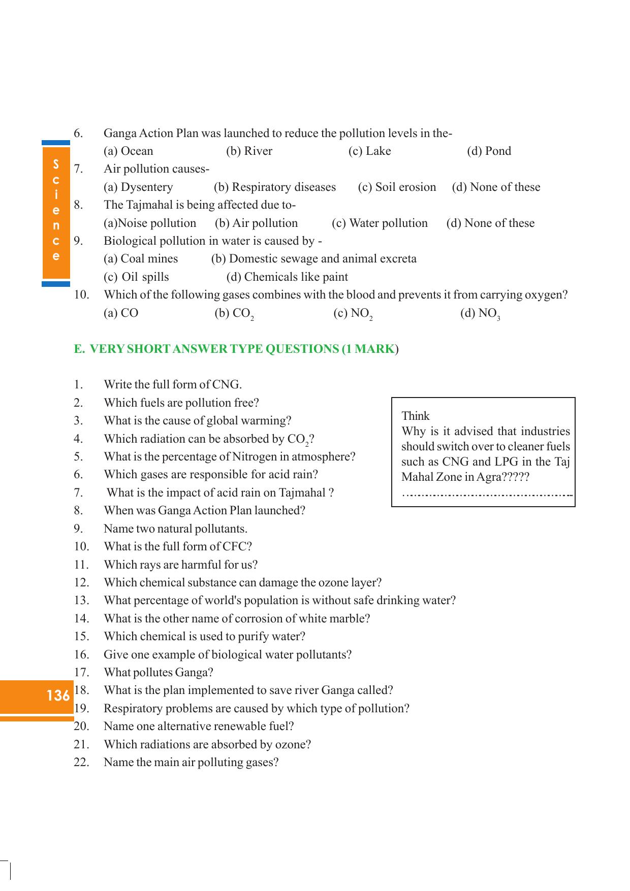 Tripura Board Class 8 Science English Version Workbooks - Page 136