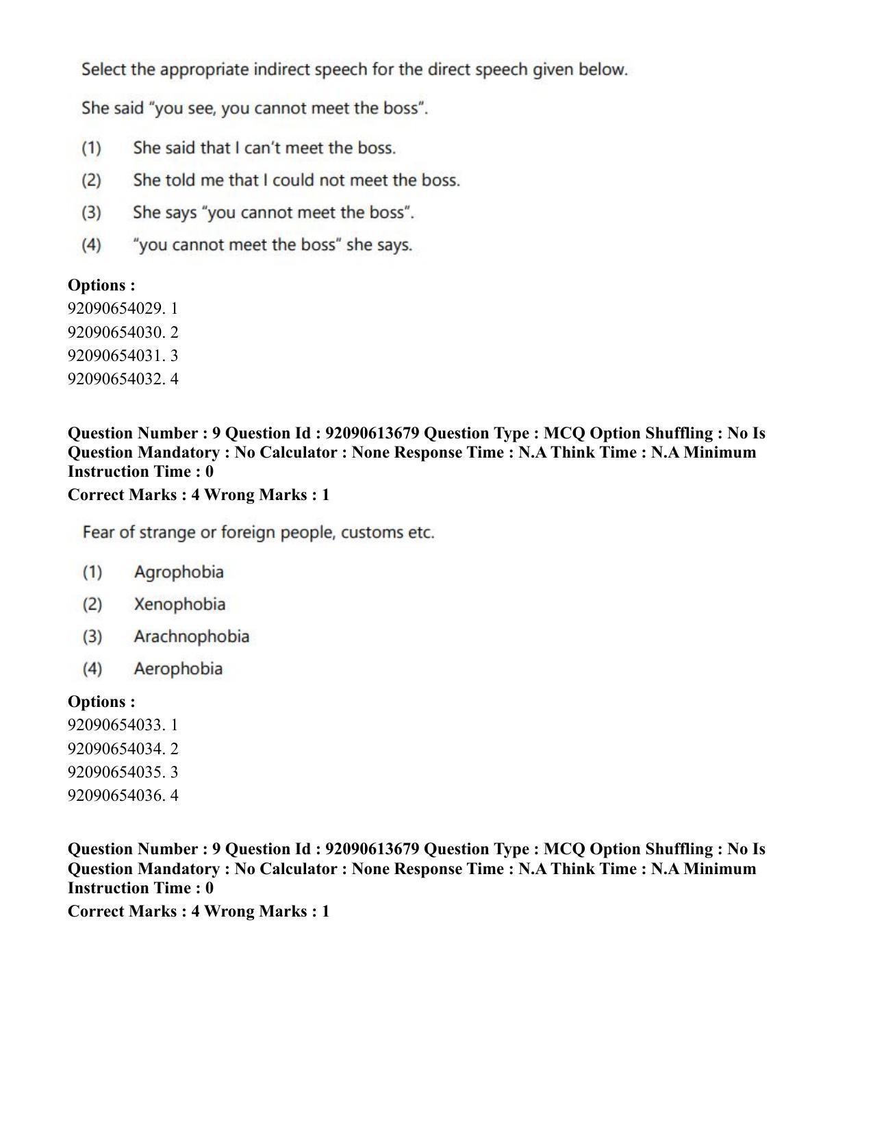 CUET PG 2023: ACQP25 – Vyakaran (BHU)(Eng)-Shift 2 (12-06-2023) Question Paper - Page 15