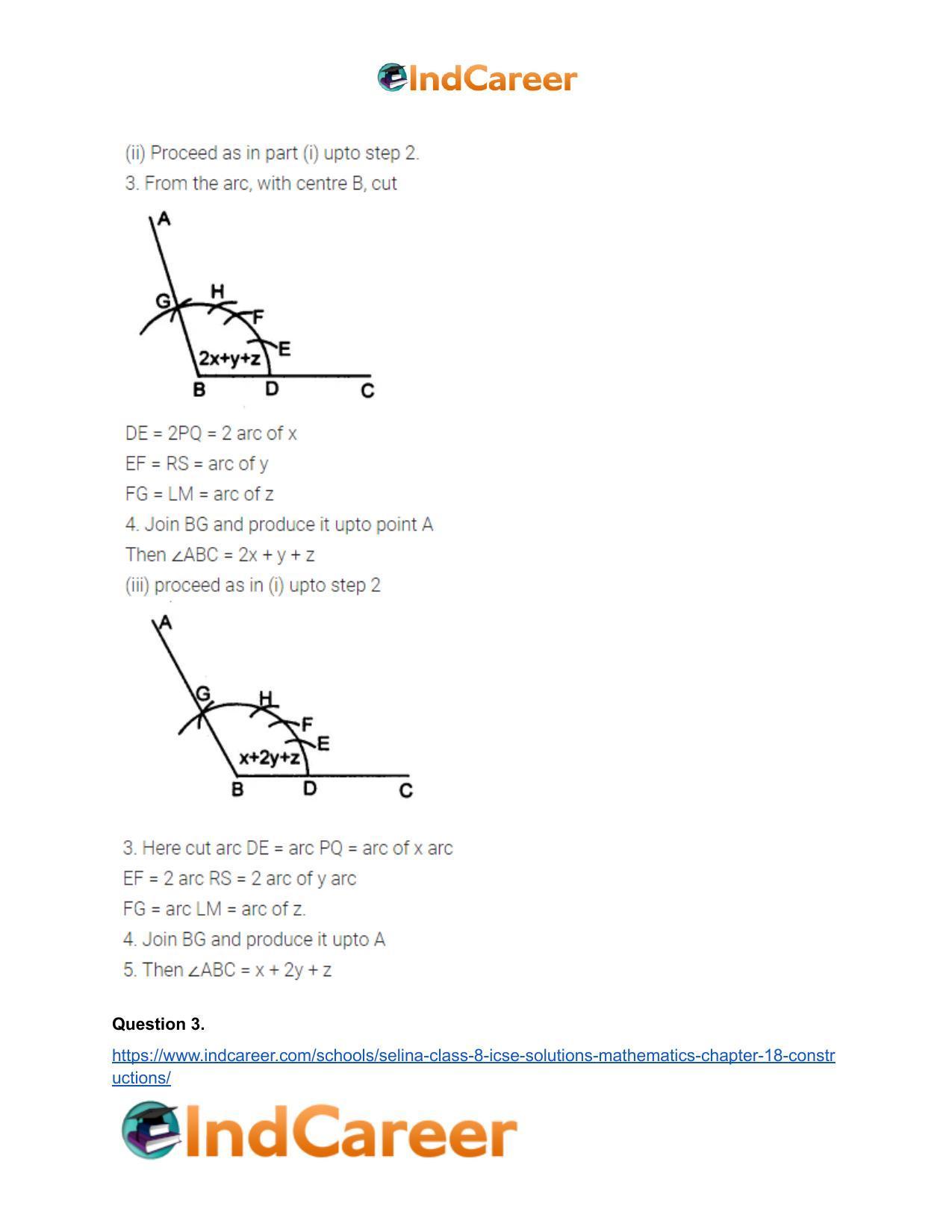 Selina Class 8 ICSE Solutions Mathematics : Chapter 18- Constructions - Page 7