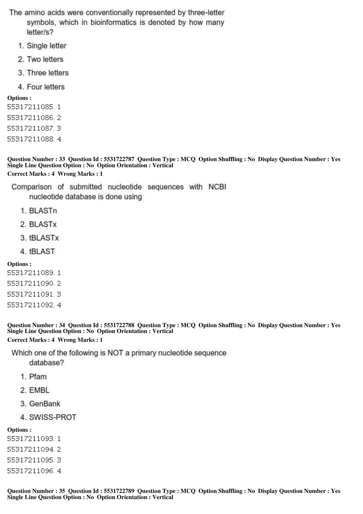 ICAR AIEEA PG 2019 PLANT BIOTECHNOLOGY Question Paper - Page 12