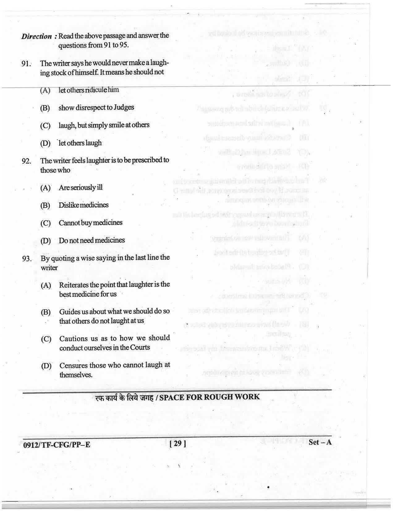 CG Pre B.A B.Ed / Pre B.Sc. B.Ed 2019 Question Paper - Page 29