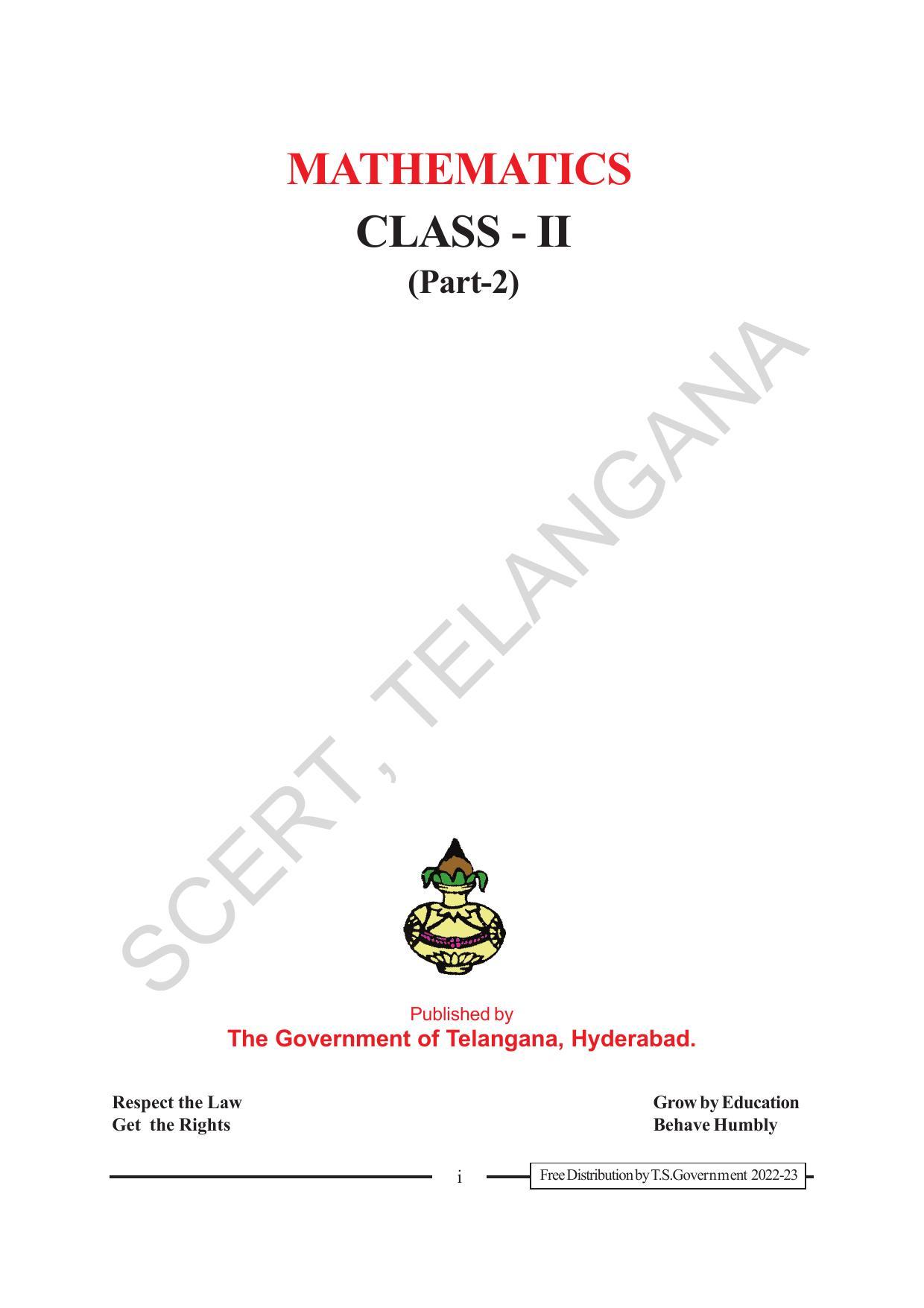 TS SCERT Class 2 Maths Path 2 (Telugu Medium) Text Book - Page 3