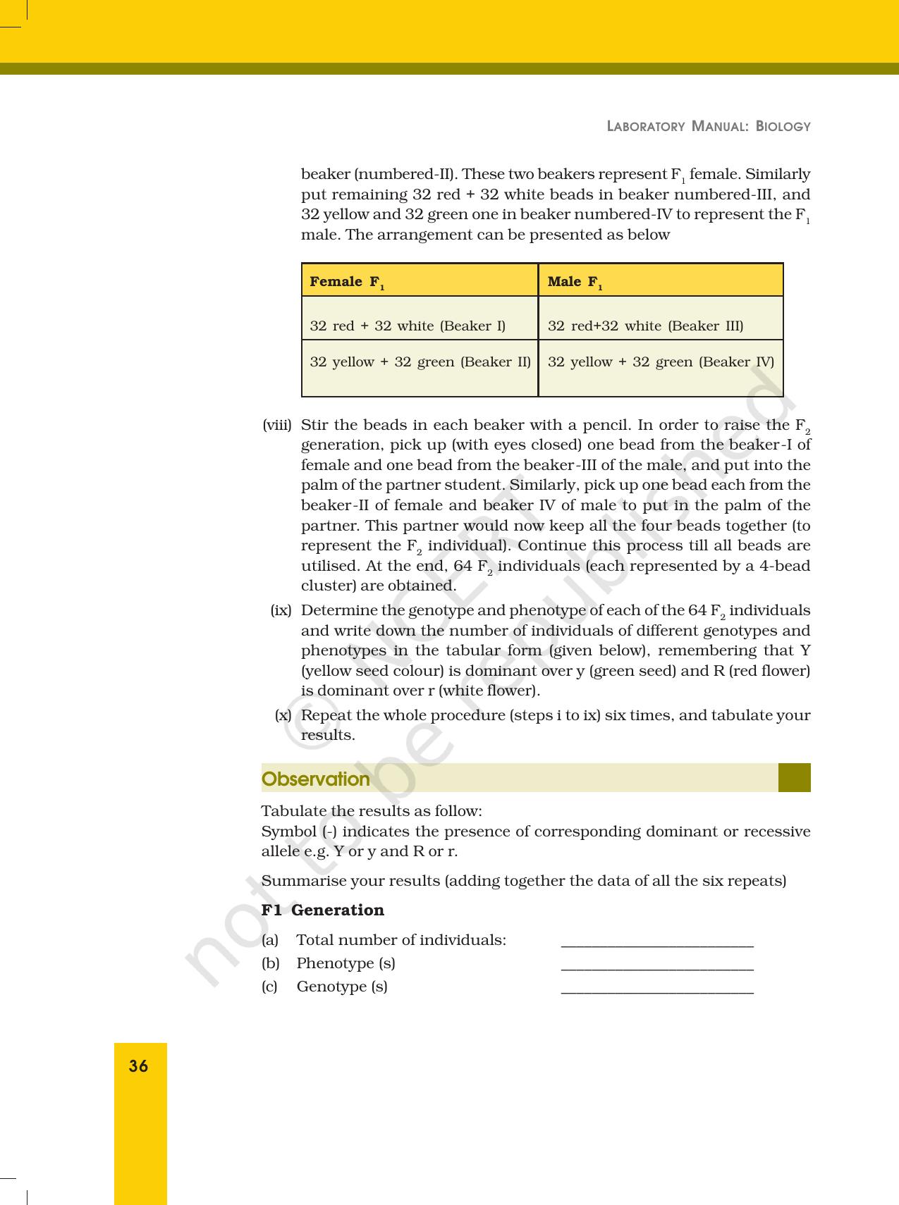 NCERT Laboratory Manuals for Class XII Biology - Exercise 10 - Page 2