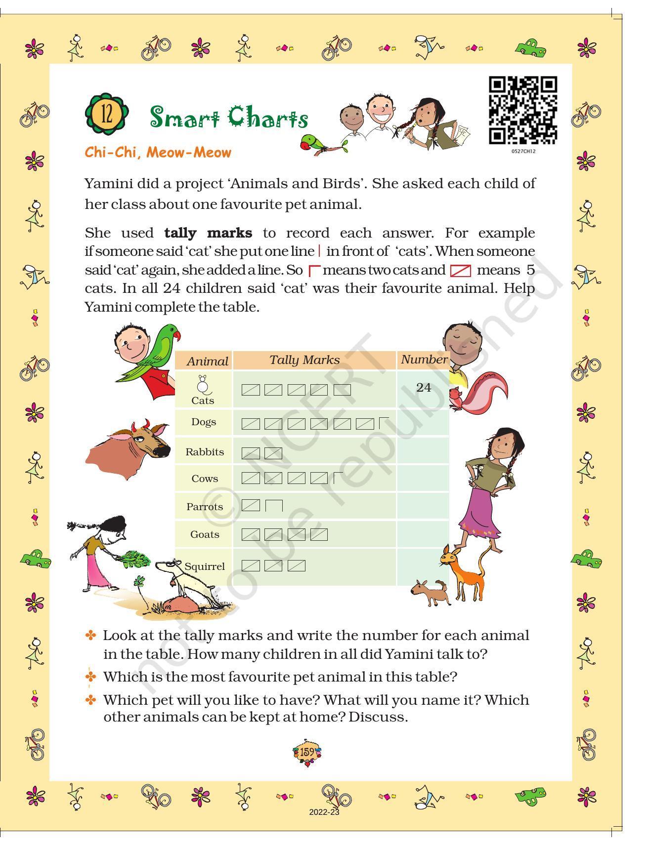 NCERT Book for Class 5 Maths Chapter 12 Smart Charts - Page 1