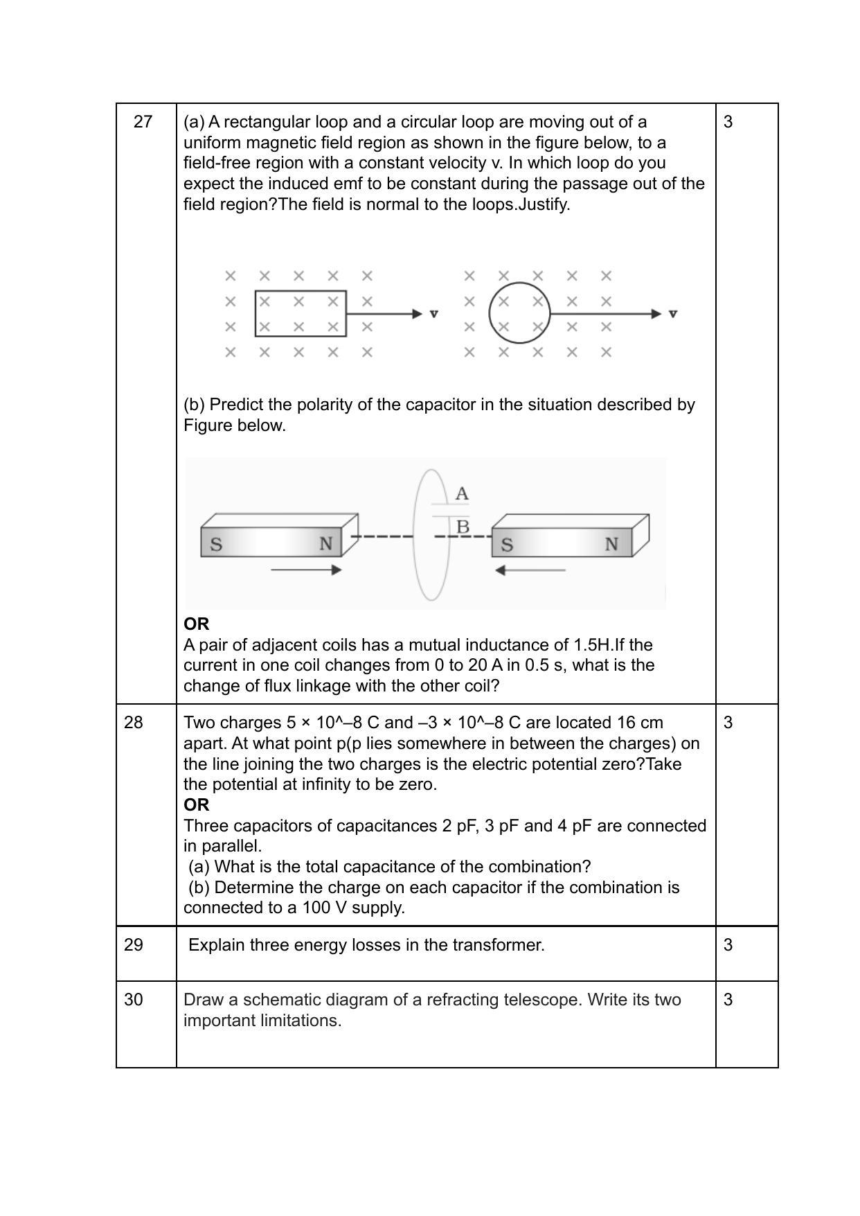 Edudel Class 12 Physics Sample Question Paper - Page 7