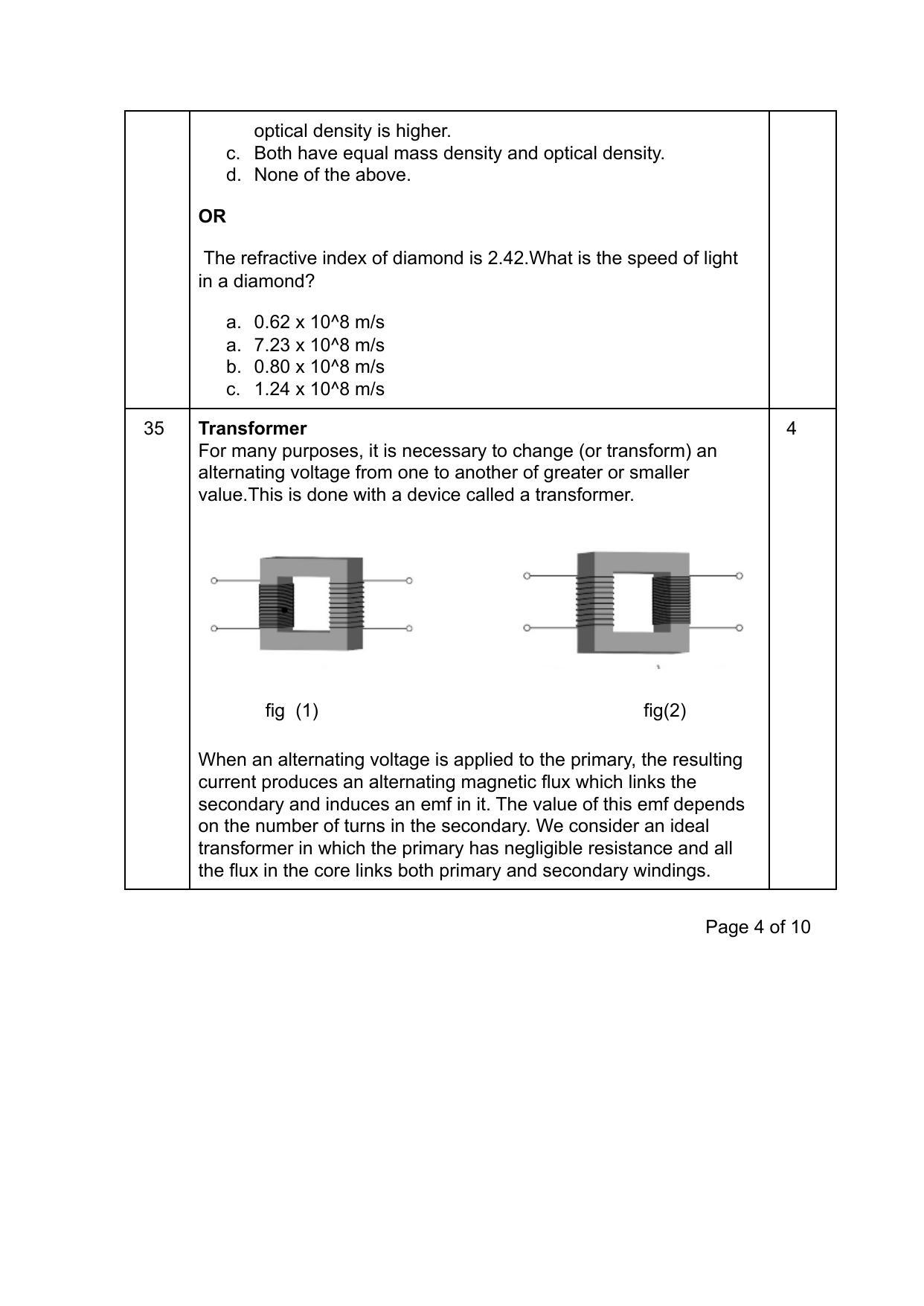 Edudel Class 12 Physics Sample Question Paper - Page 12