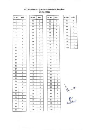 IGNOU PhD Entrance Test Ph. D. (Geology) Entrance Test, July, 2023 Question Paper