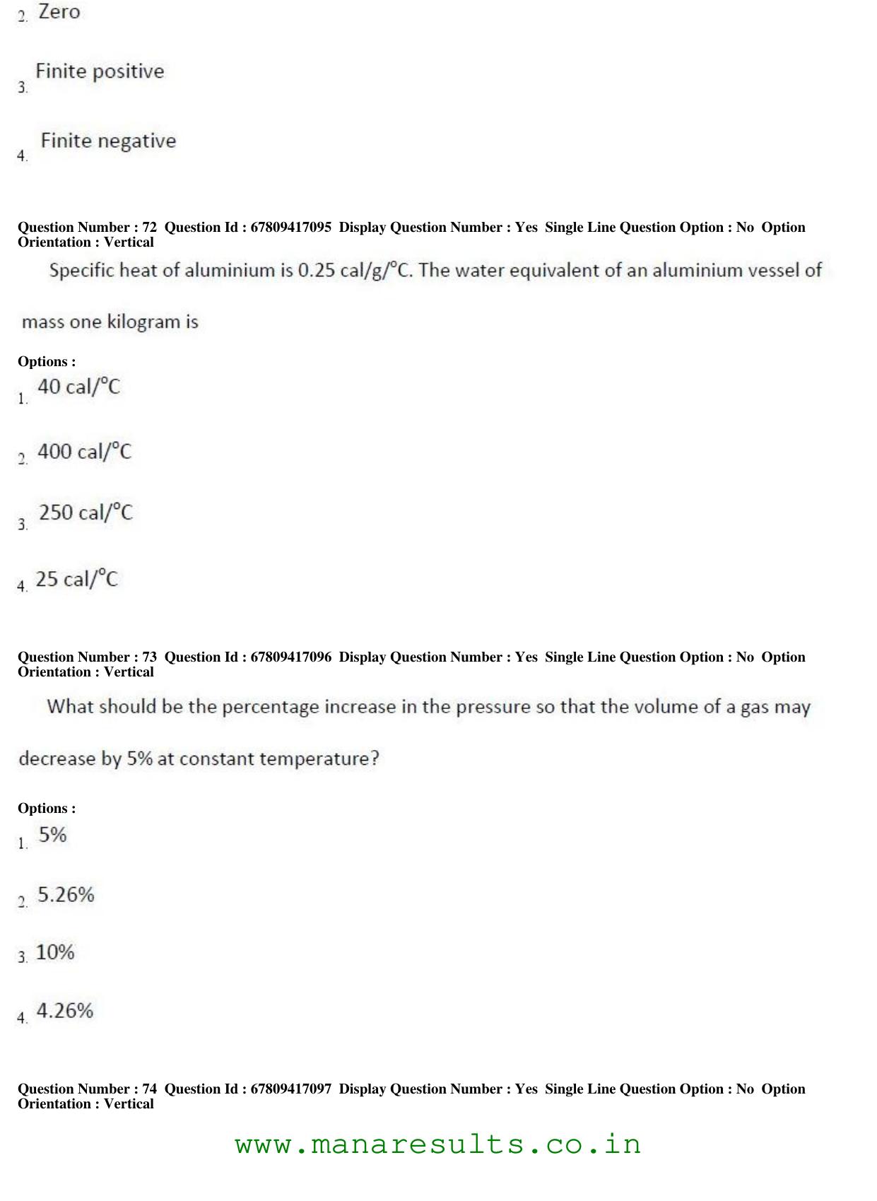 AP ECET 2018 - Chemical Engineering Old Previous Question Papers - Page 27