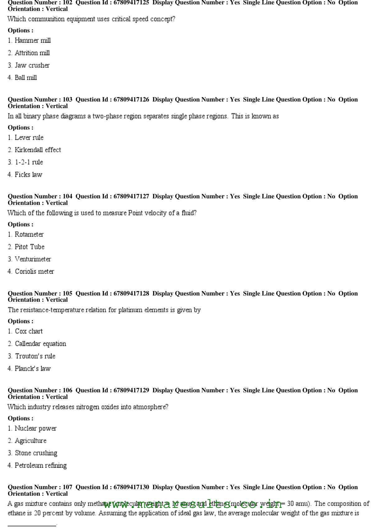 AP ECET 2018 - Chemical Engineering Old Previous Question Papers - Page 38