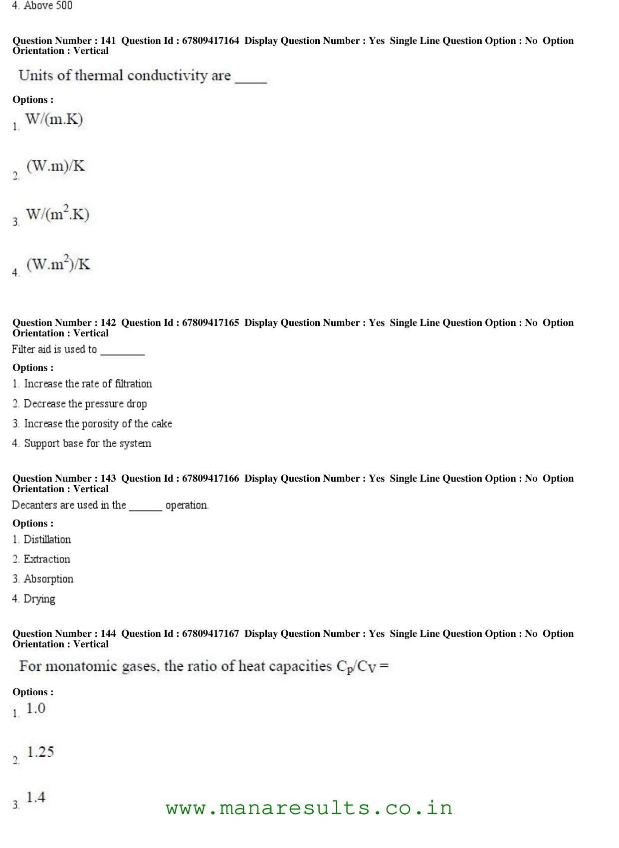 AP ECET 2018 - Chemical Engineering Old Previous Question Papers - Page 46