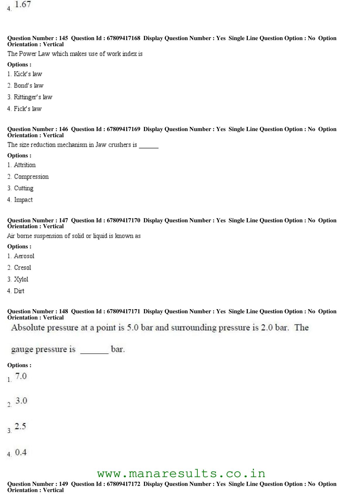 AP ECET 2018 - Chemical Engineering Old Previous Question Papers - Page 47