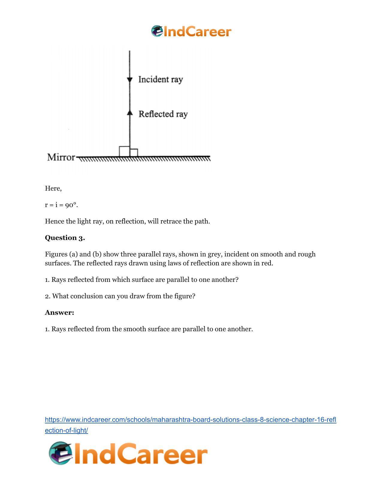 Maharashtra Board Solutions Class 8-Science: Chapter 16- Reflection of Light - Page 15
