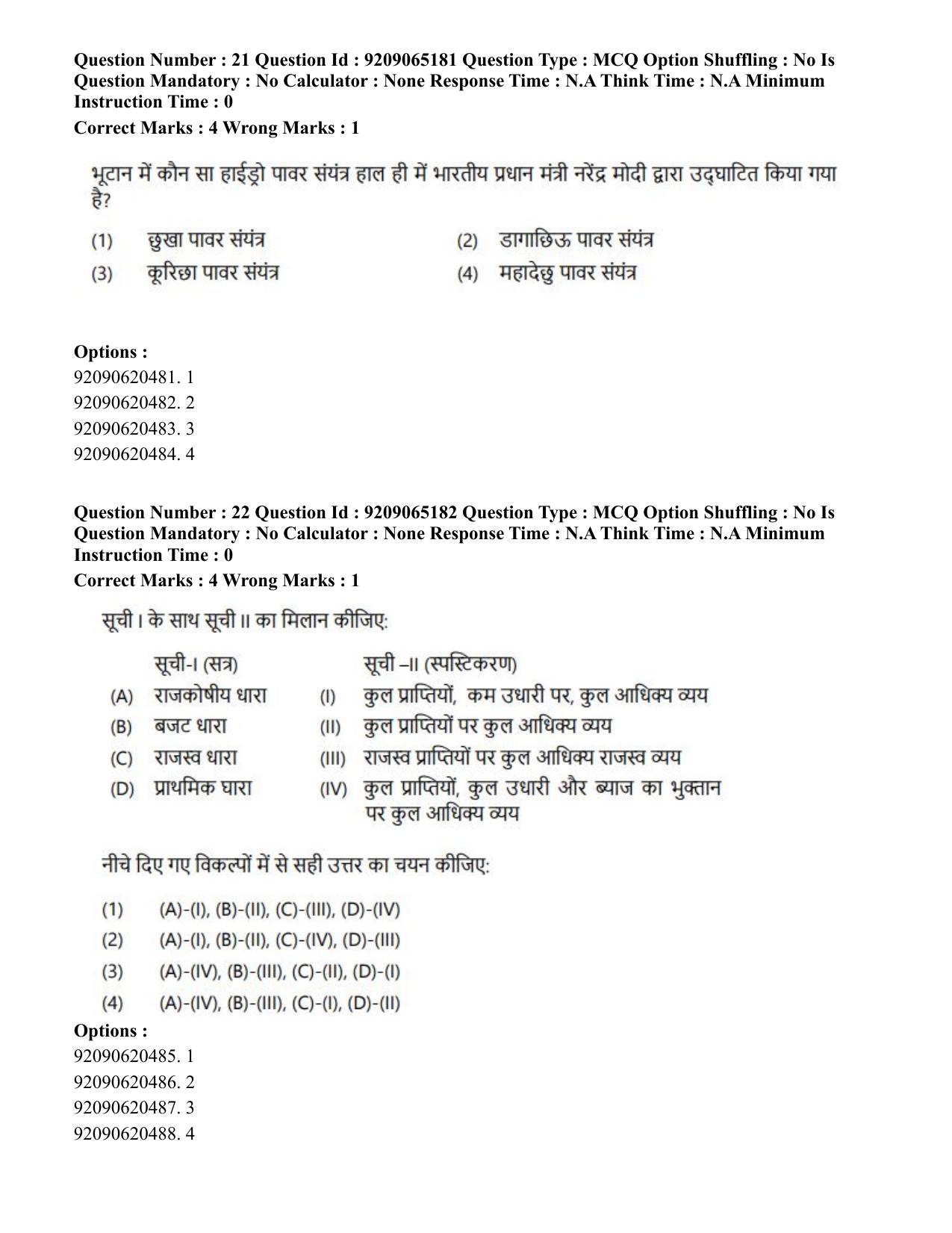 CUET PG 2023: HUQP03 – Applied Arts (Hindi)-Shift-2 (06-06-2023) Question Paper - Page 21