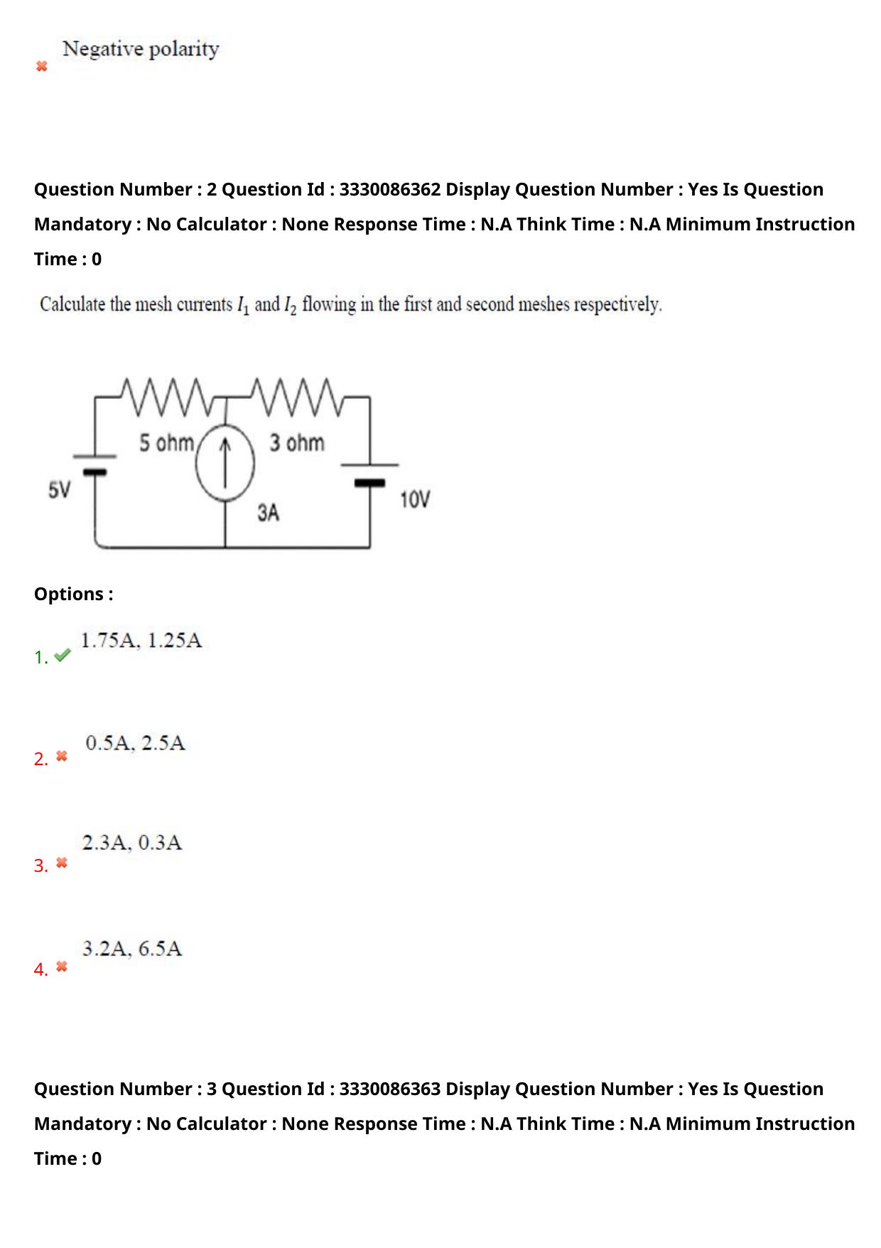 AP PGECET 2024 Instrumentation Question Paper with Preliminary Key - Page 3