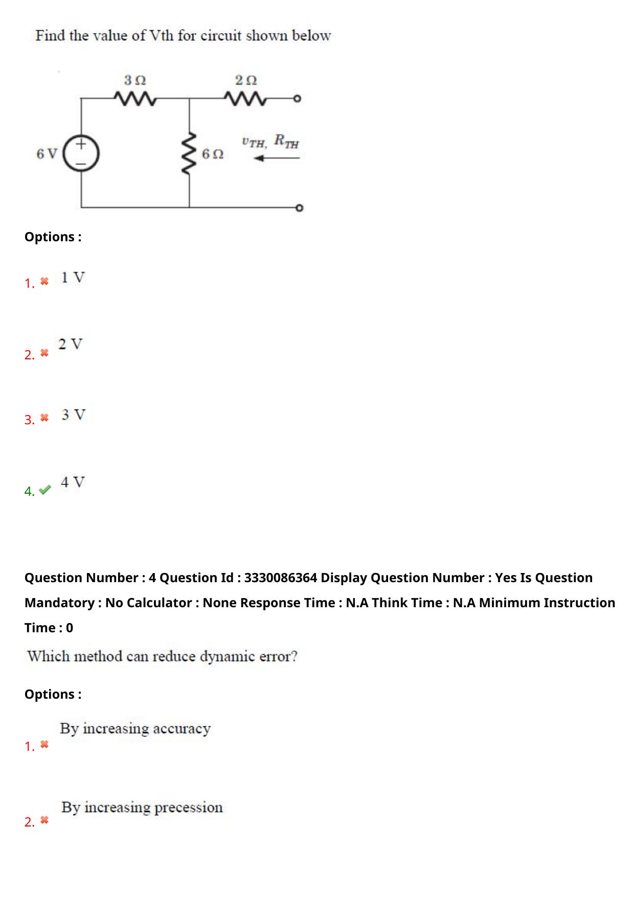 AP PGECET 2024 Instrumentation Question Paper with Preliminary Key - Page 4