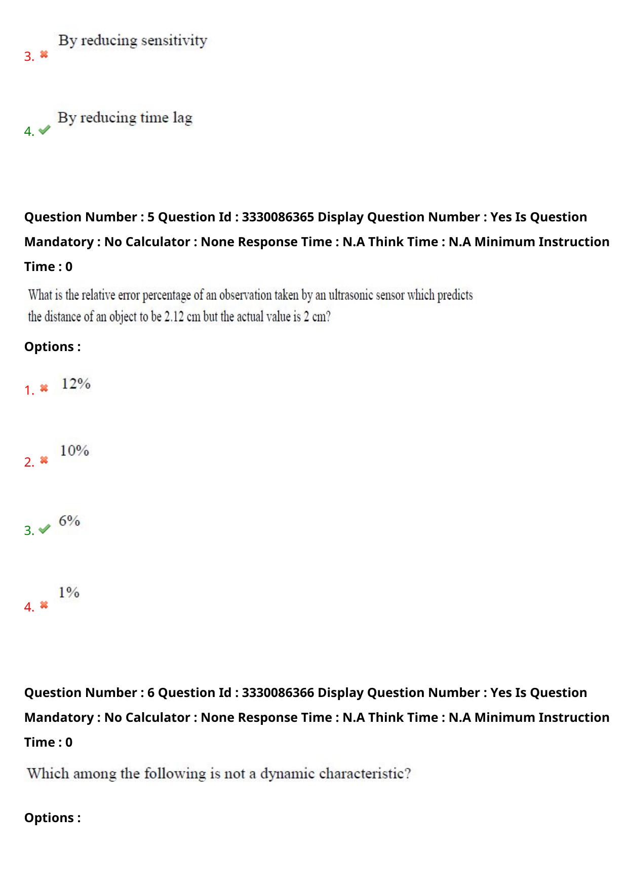 AP PGECET 2024 Instrumentation Question Paper with Preliminary Key - Page 5