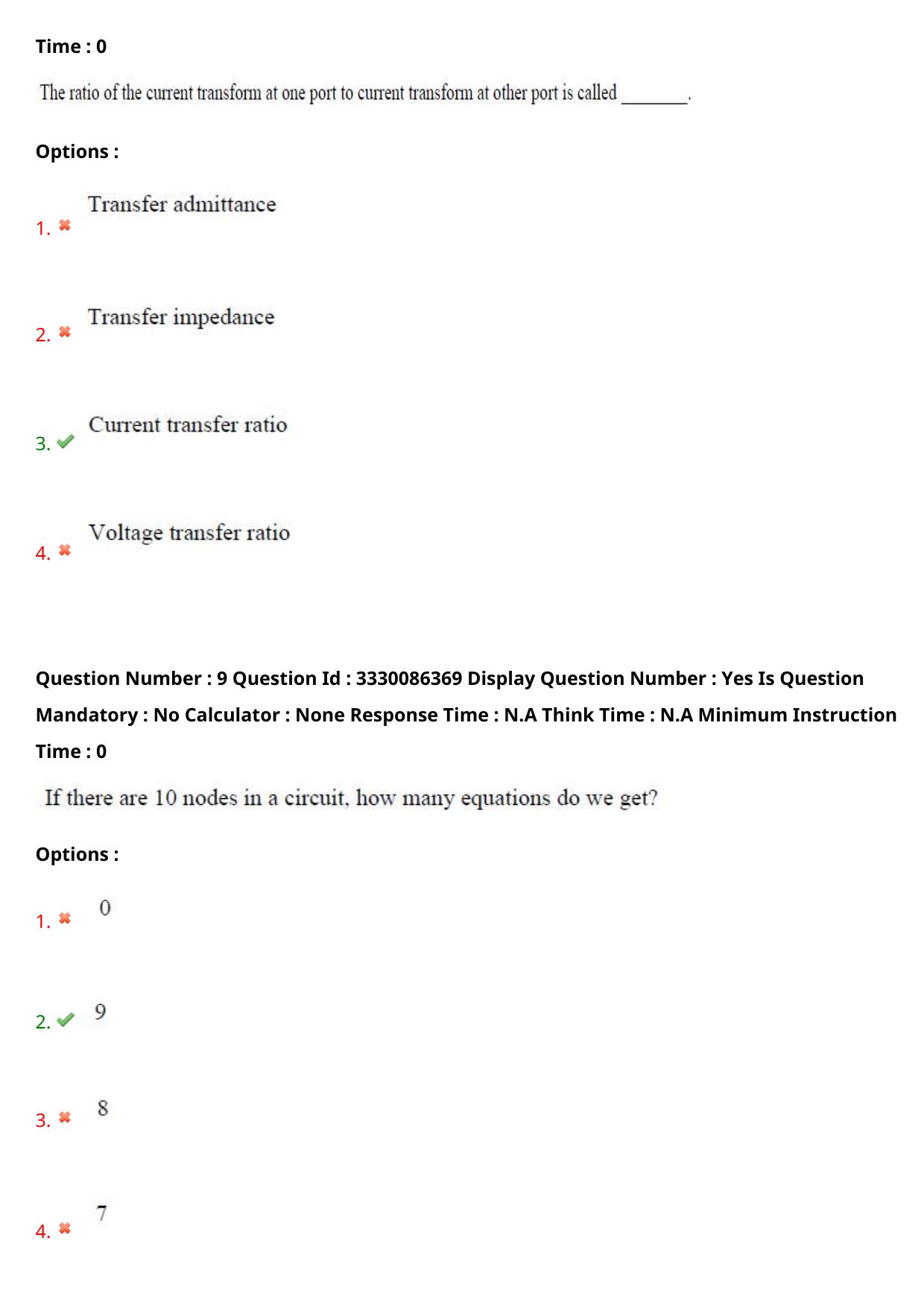 AP PGECET 2024 Instrumentation Question Paper with Preliminary Key - Page 7