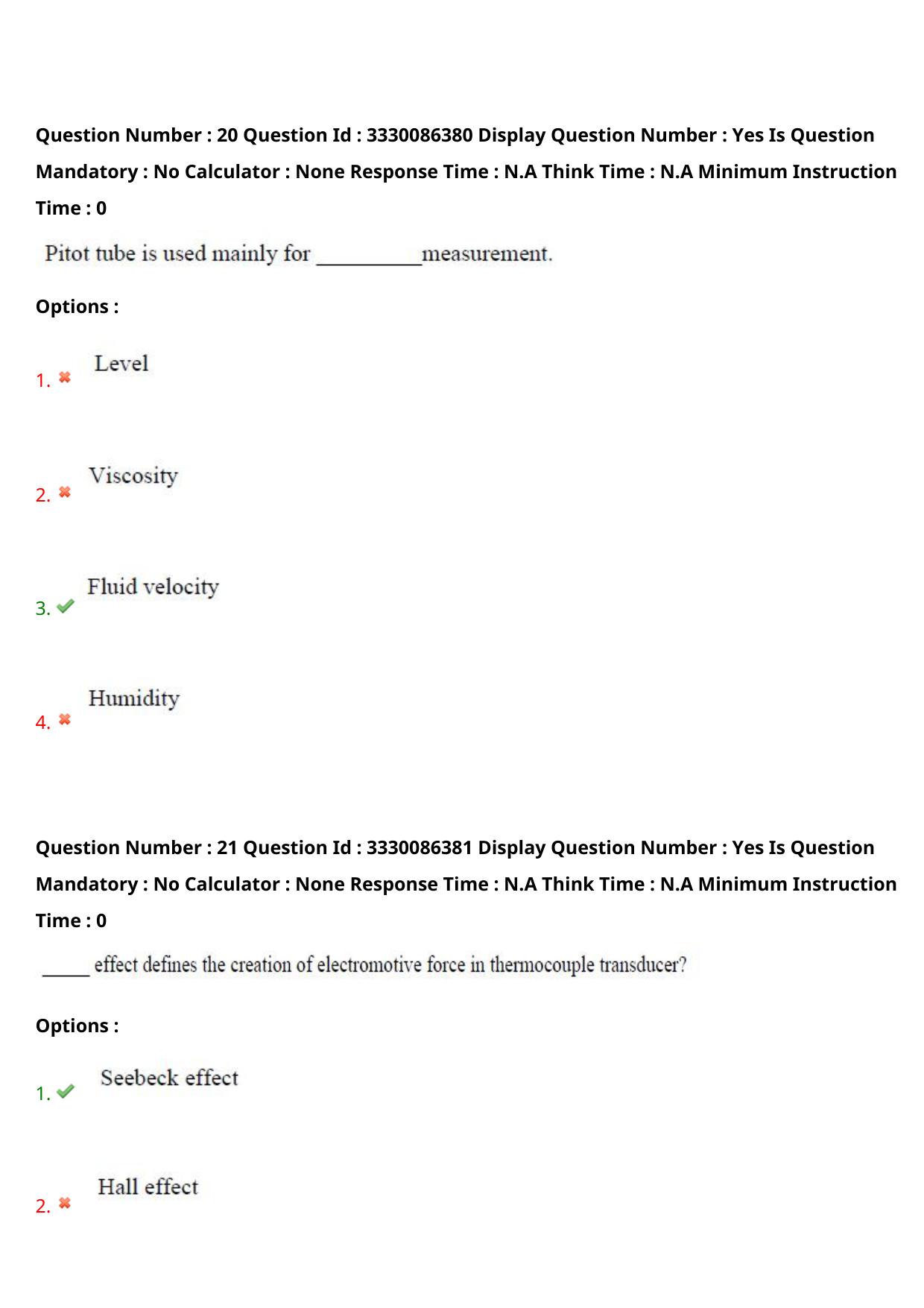 AP PGECET 2024 Instrumentation Question Paper with Preliminary Key - Page 14
