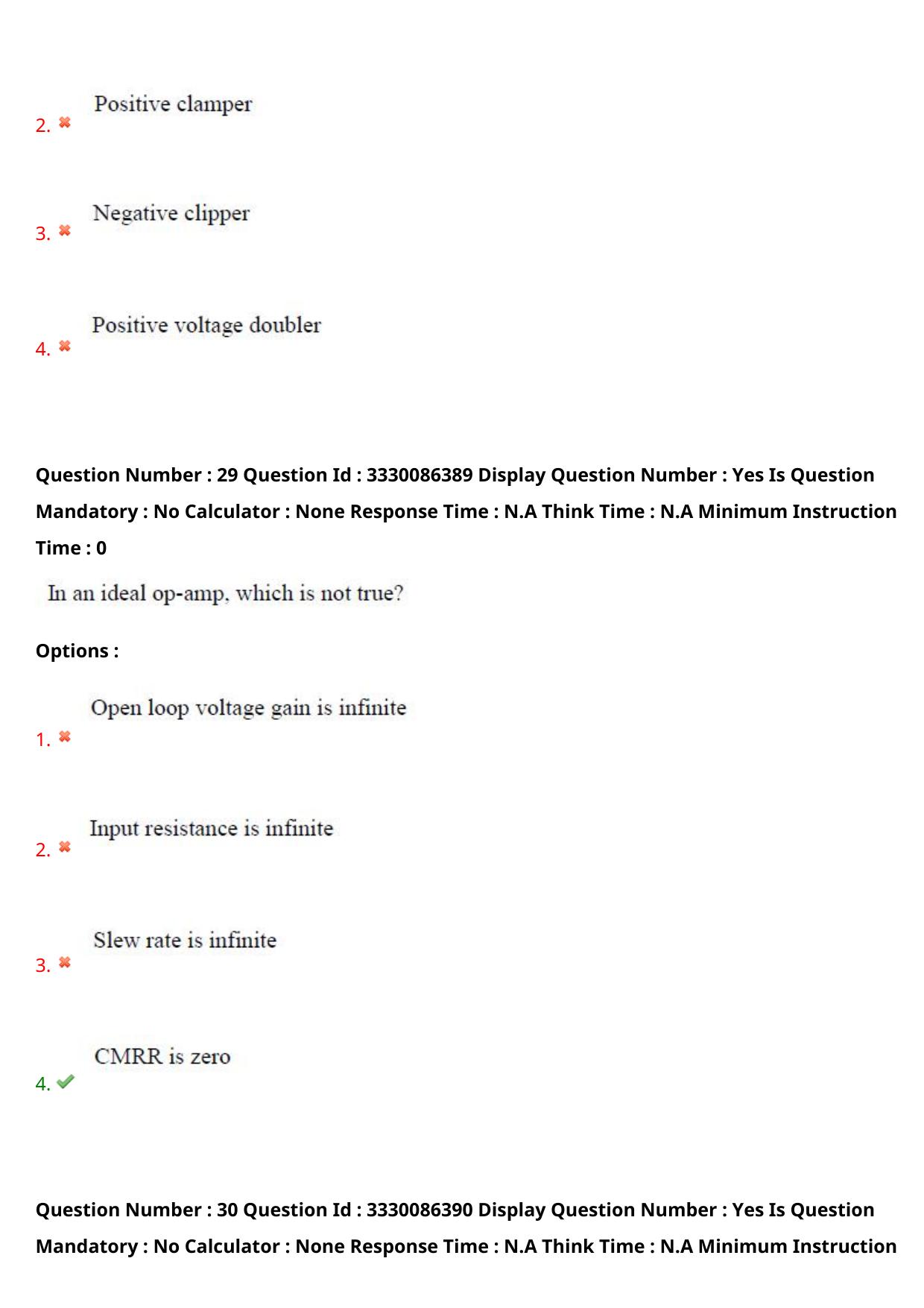 AP PGECET 2024 Instrumentation Question Paper with Preliminary Key - Page 19