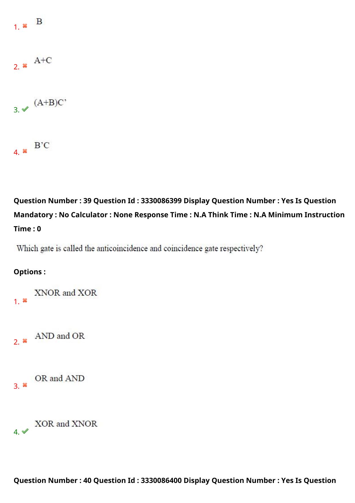 AP PGECET 2024 Instrumentation Question Paper with Preliminary Key - Page 25