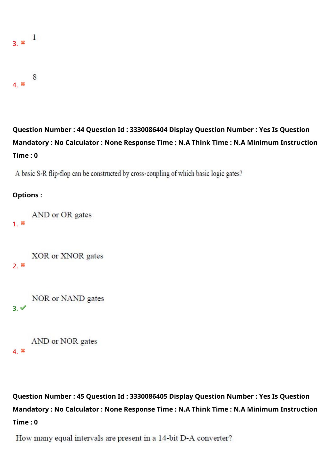 AP PGECET 2024 Instrumentation Question Paper with Preliminary Key - Page 28