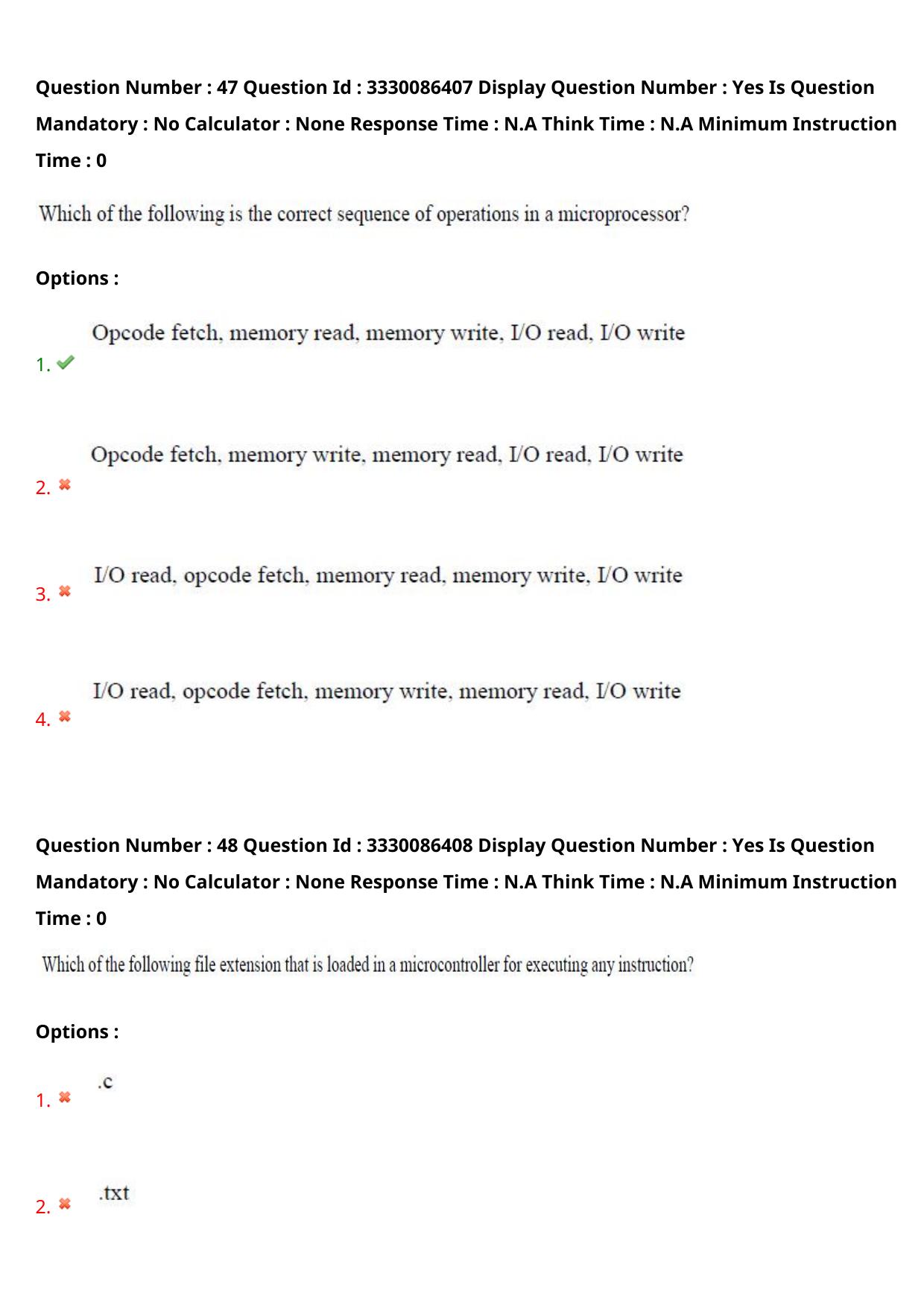 AP PGECET 2024 Instrumentation Question Paper with Preliminary Key - Page 30