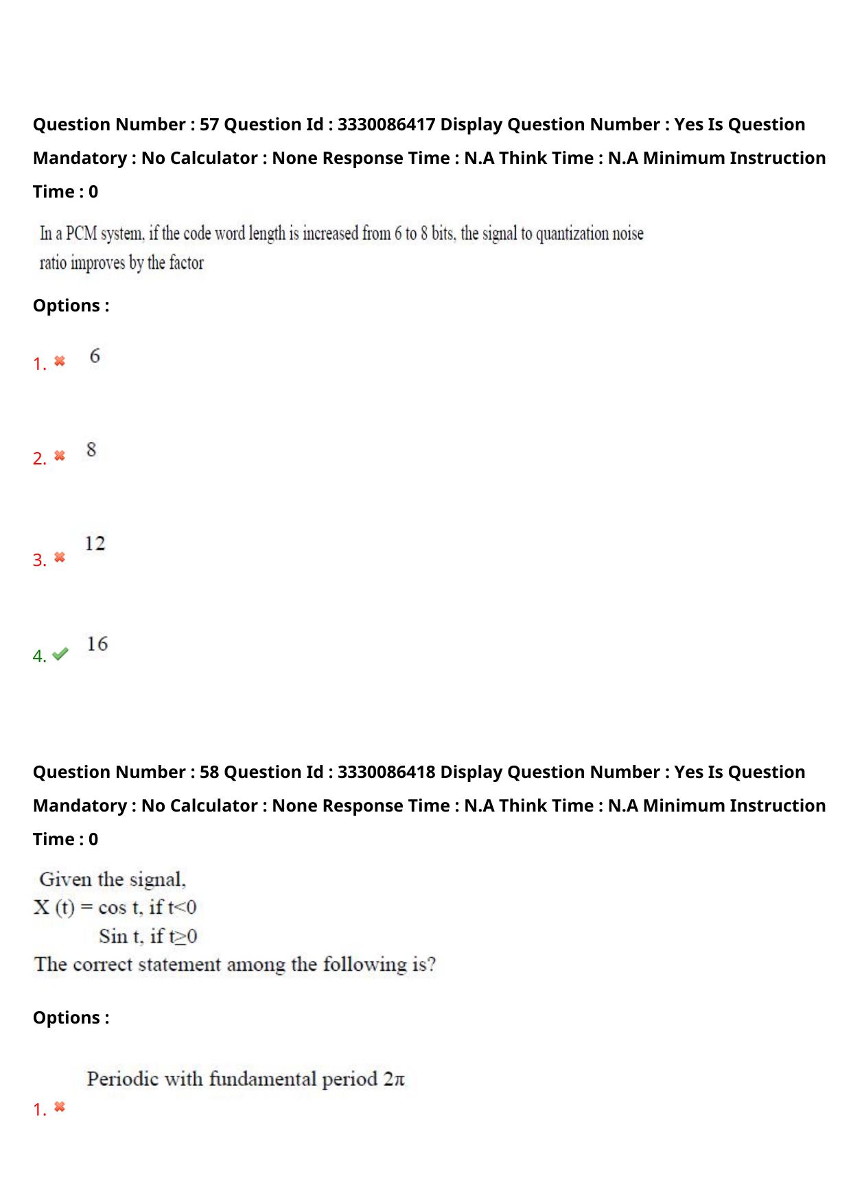 AP PGECET 2024 Instrumentation Question Paper with Preliminary Key - Page 36