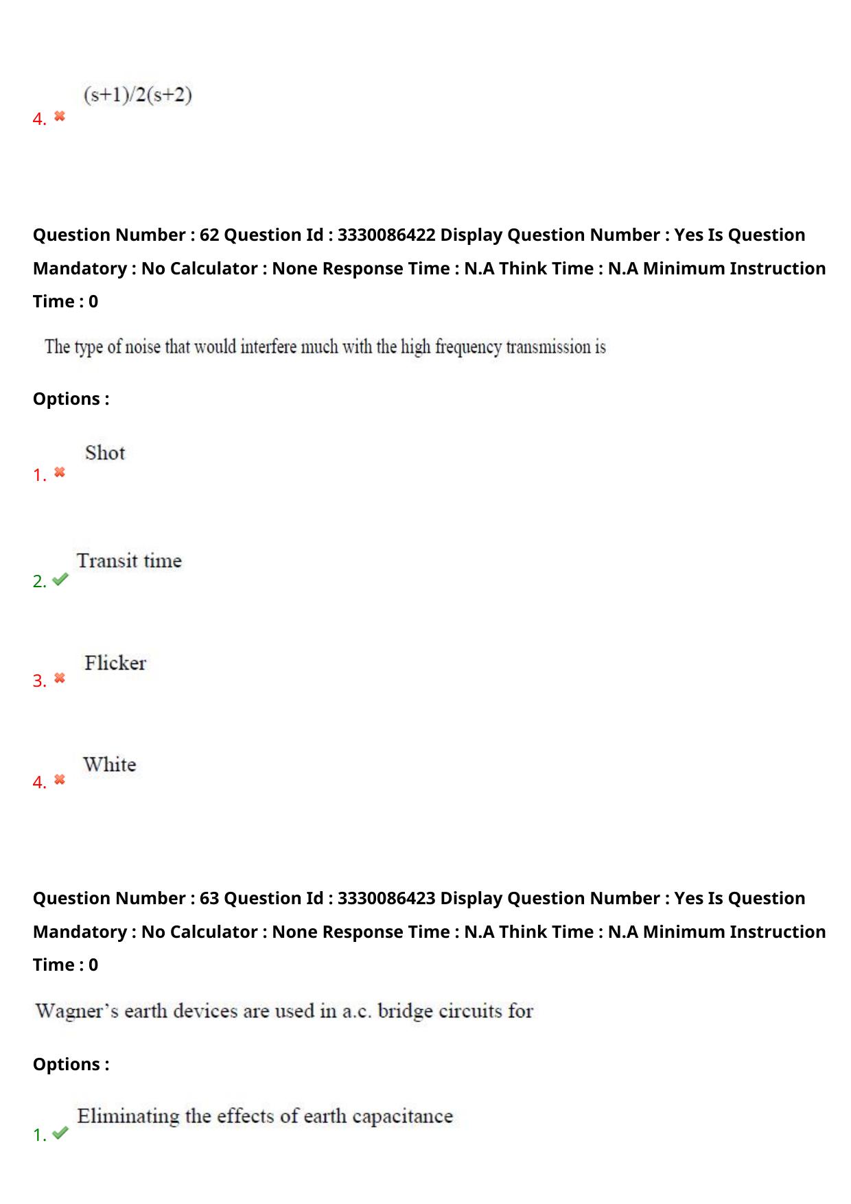 AP PGECET 2024 Instrumentation Question Paper with Preliminary Key - Page 39