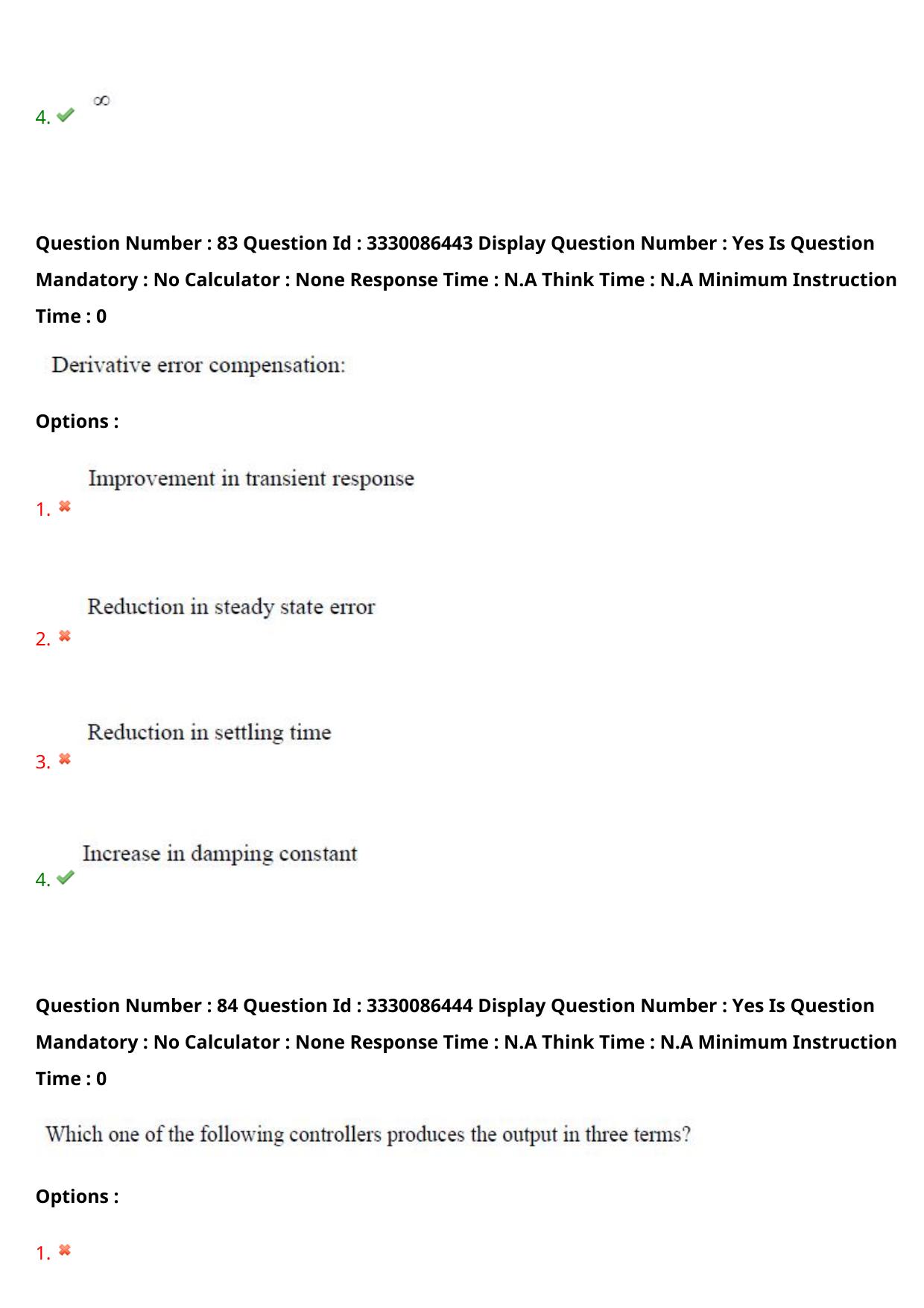 AP PGECET 2024 Instrumentation Question Paper with Preliminary Key - Page 52