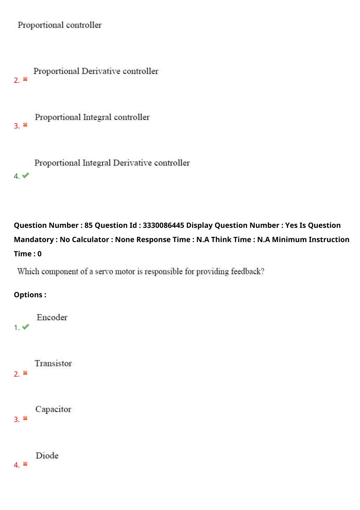 AP PGECET 2024 Instrumentation Question Paper with Preliminary Key - Page 53