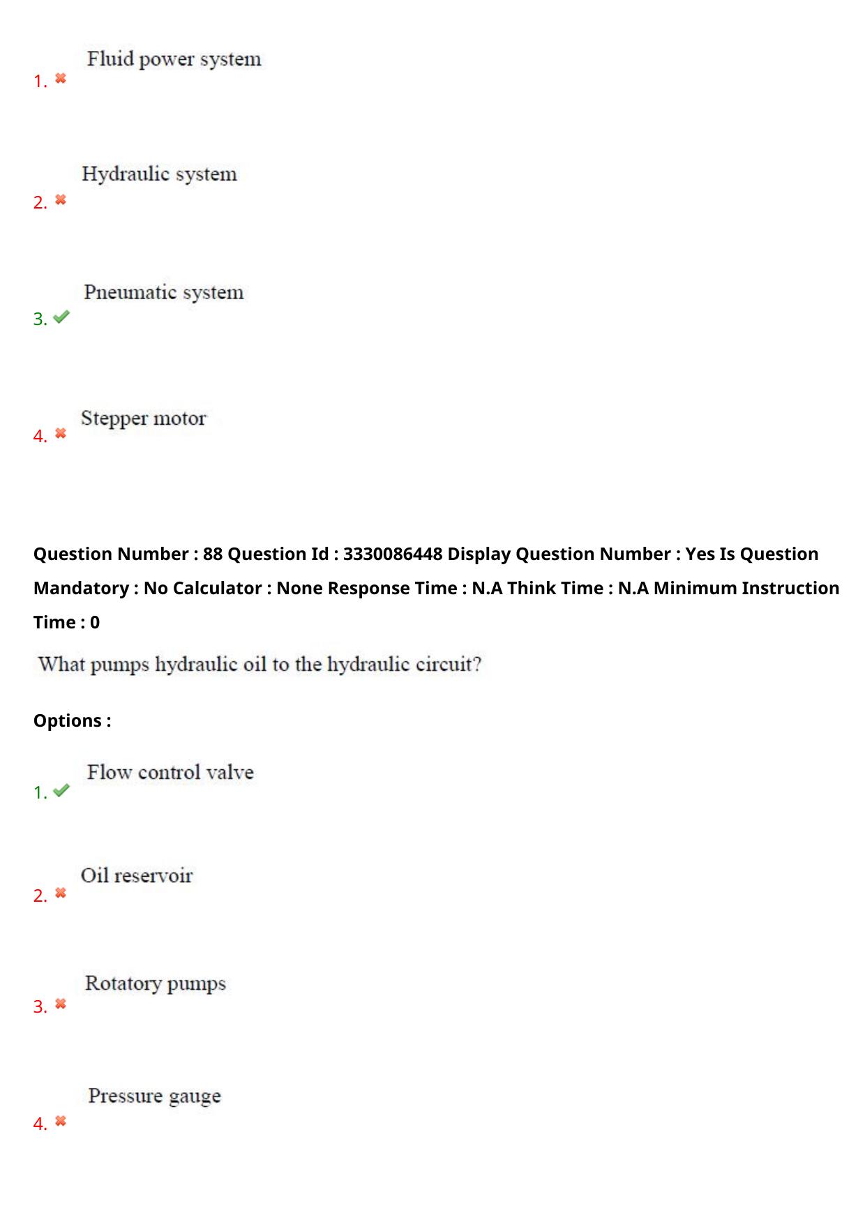 AP PGECET 2024 Instrumentation Question Paper with Preliminary Key - Page 55