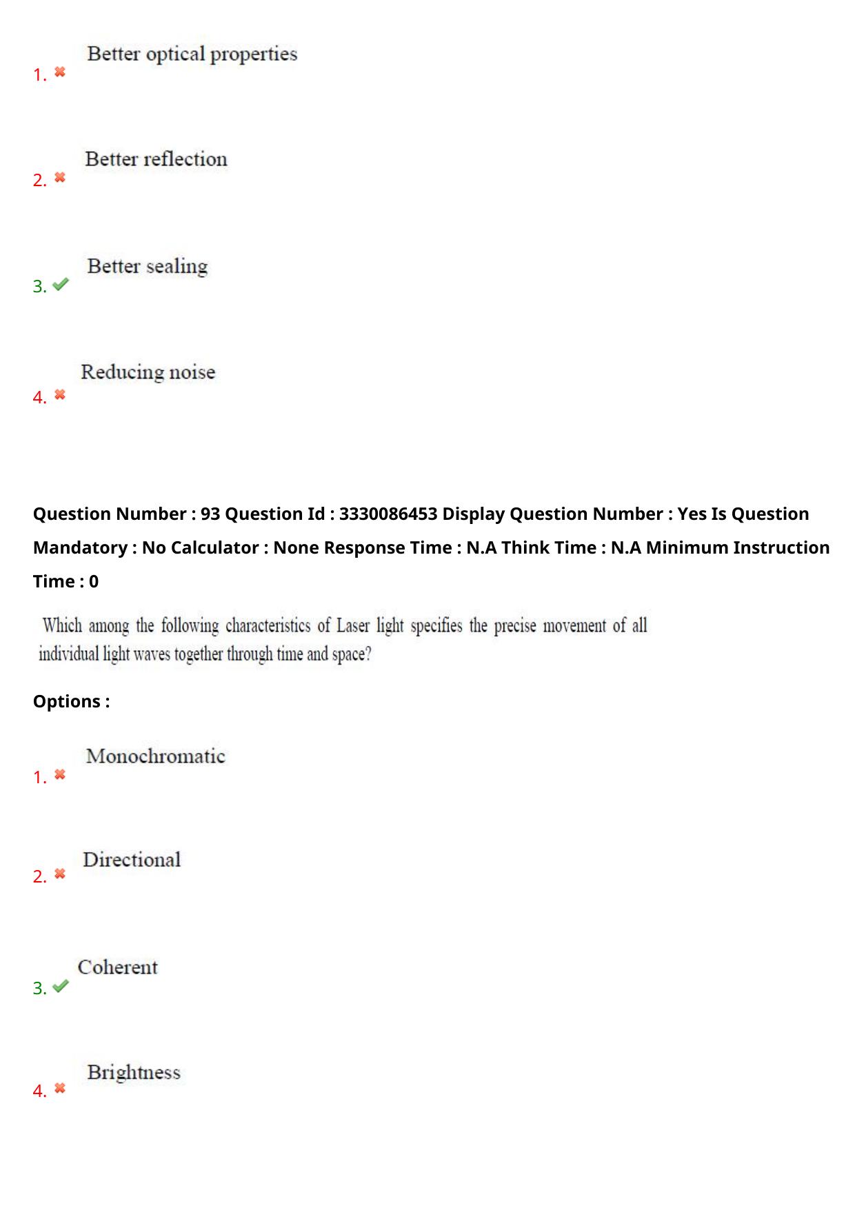 AP PGECET 2024 Instrumentation Question Paper with Preliminary Key - Page 58