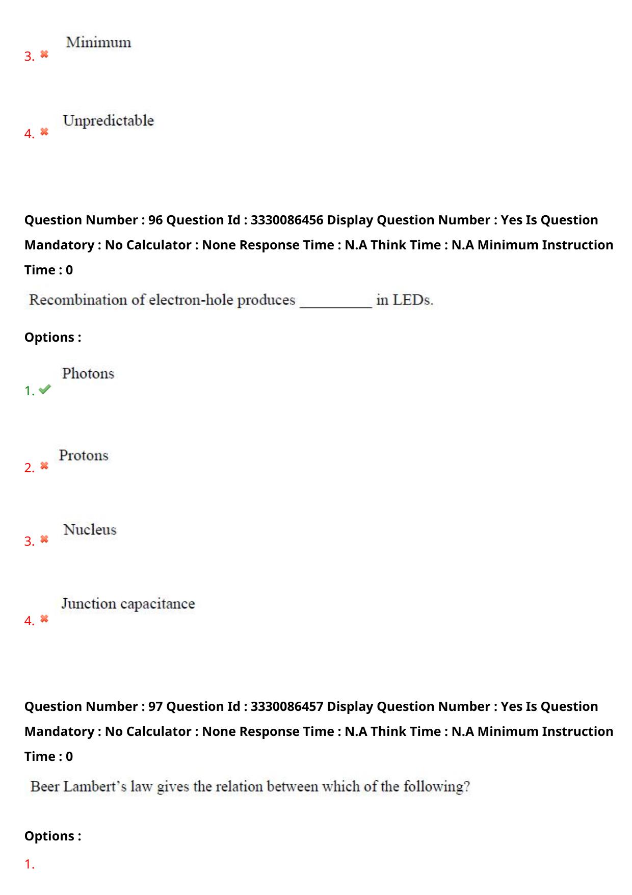 AP PGECET 2024 Instrumentation Question Paper with Preliminary Key - Page 60