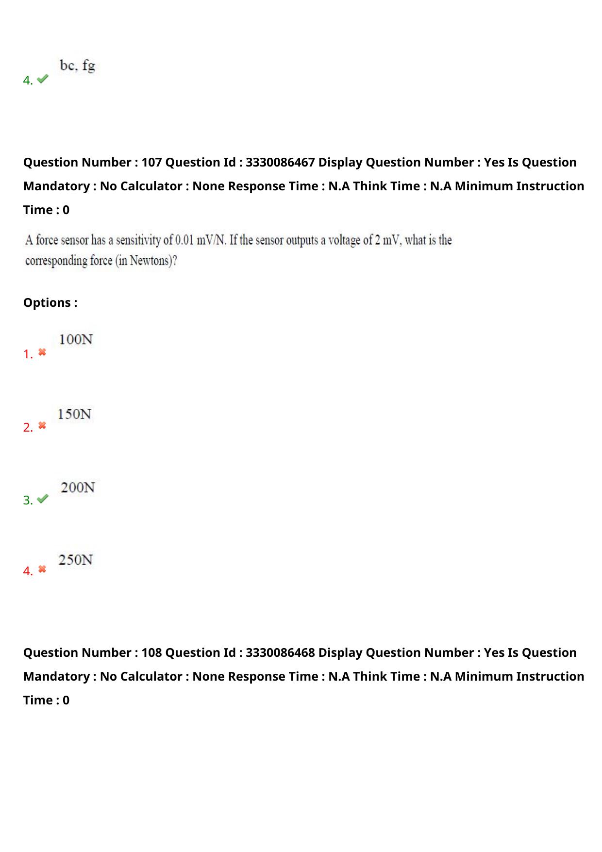 AP PGECET 2024 Instrumentation Question Paper with Preliminary Key - Page 67