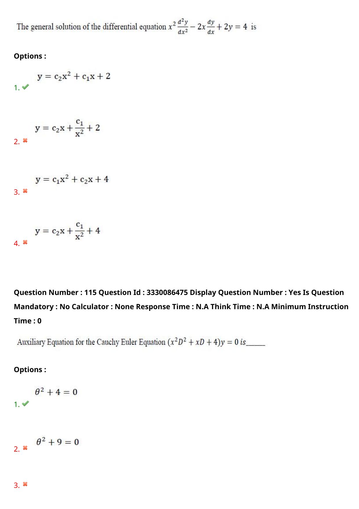 AP PGECET 2024 Instrumentation Question Paper with Preliminary Key - Page 72