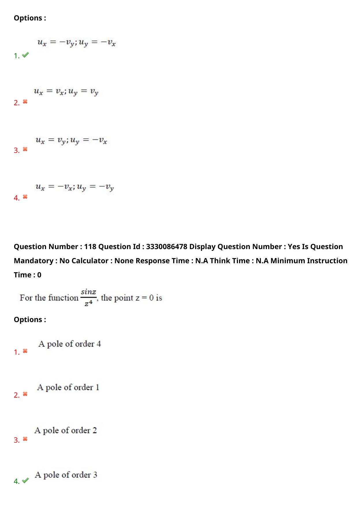 AP PGECET 2024 Instrumentation Question Paper with Preliminary Key - Page 74
