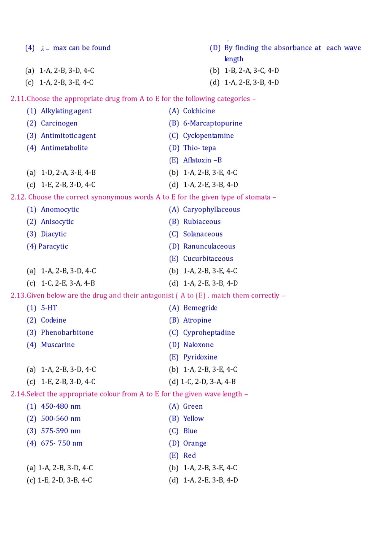 GPAT 1988 Question Paper - Page 7