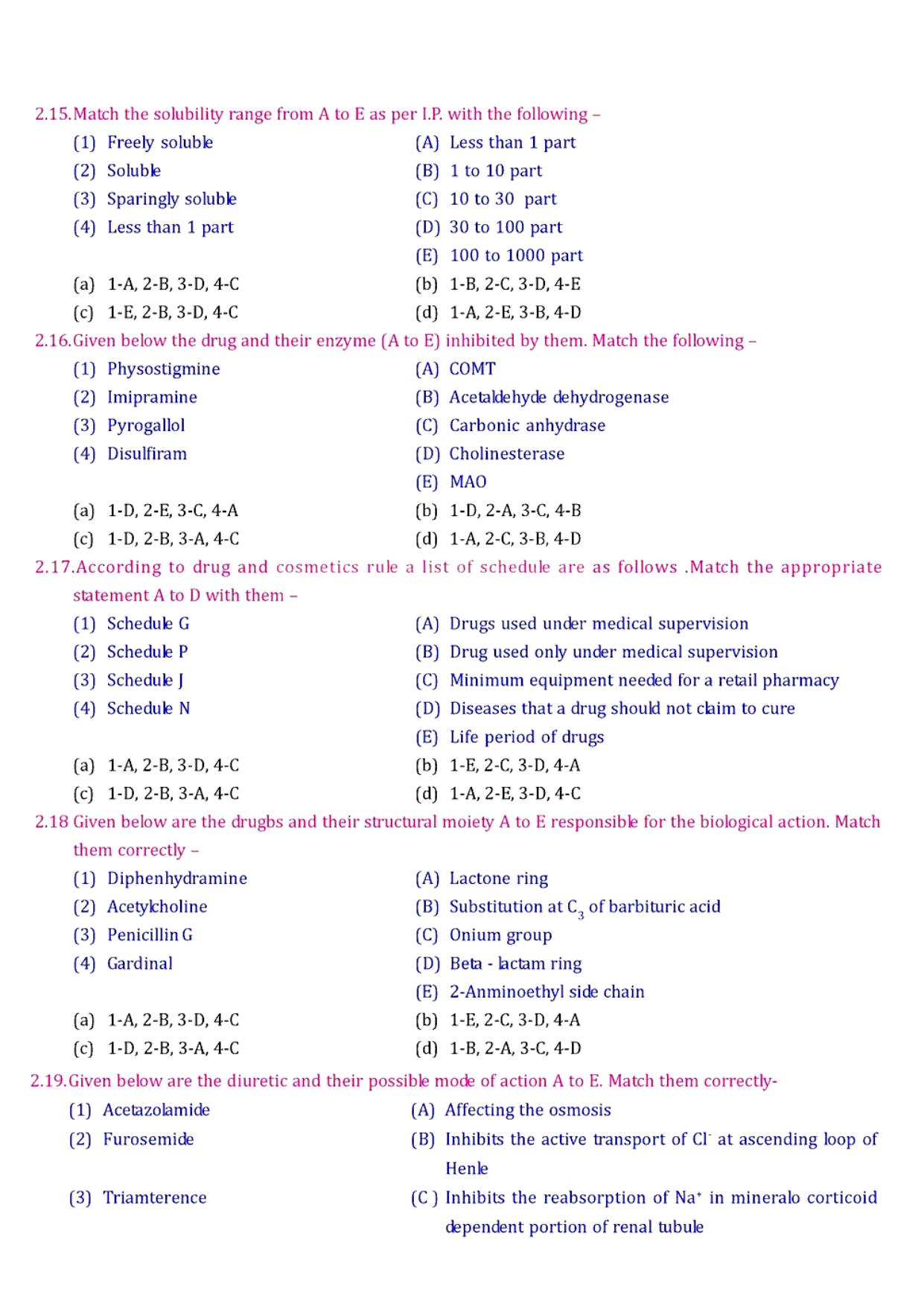 GPAT 1988 Question Paper - Page 8