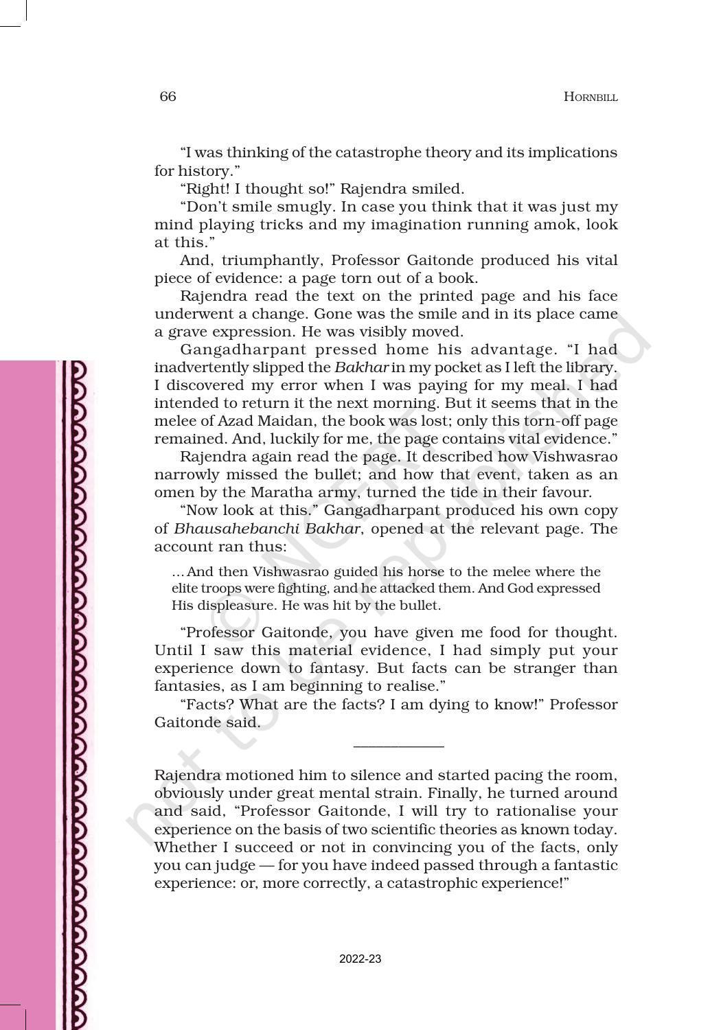 NCERT Book for Class 11 English Hornbill Chapter 7 The Adventure - Page 7