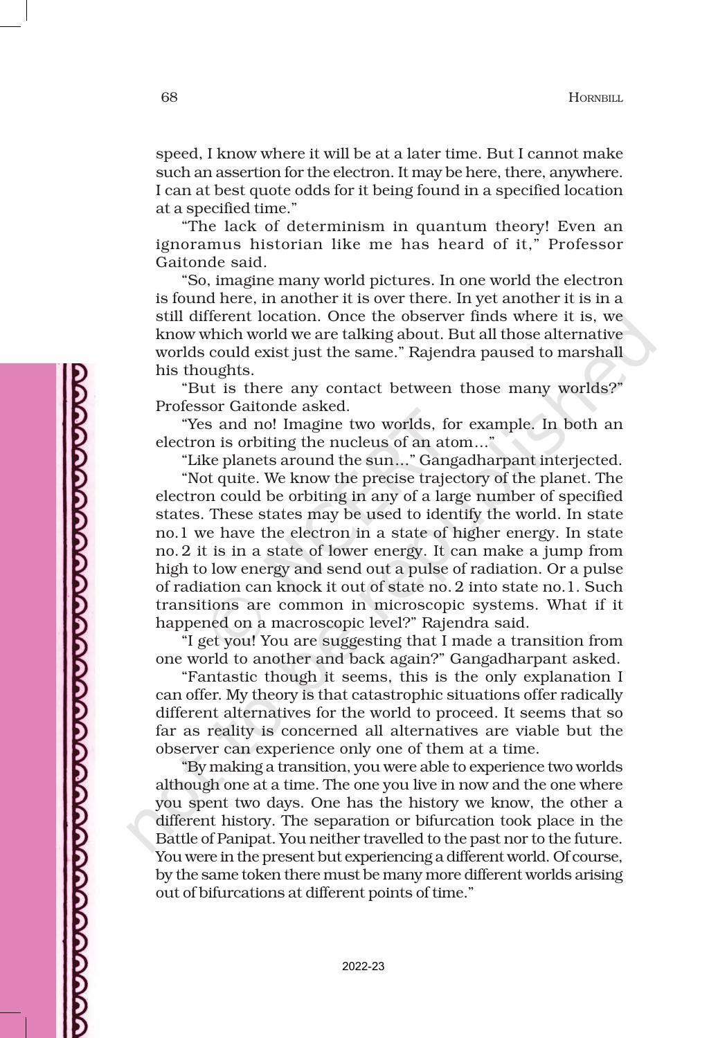 NCERT Book for Class 11 English Hornbill Chapter 7 The Adventure - Page 9