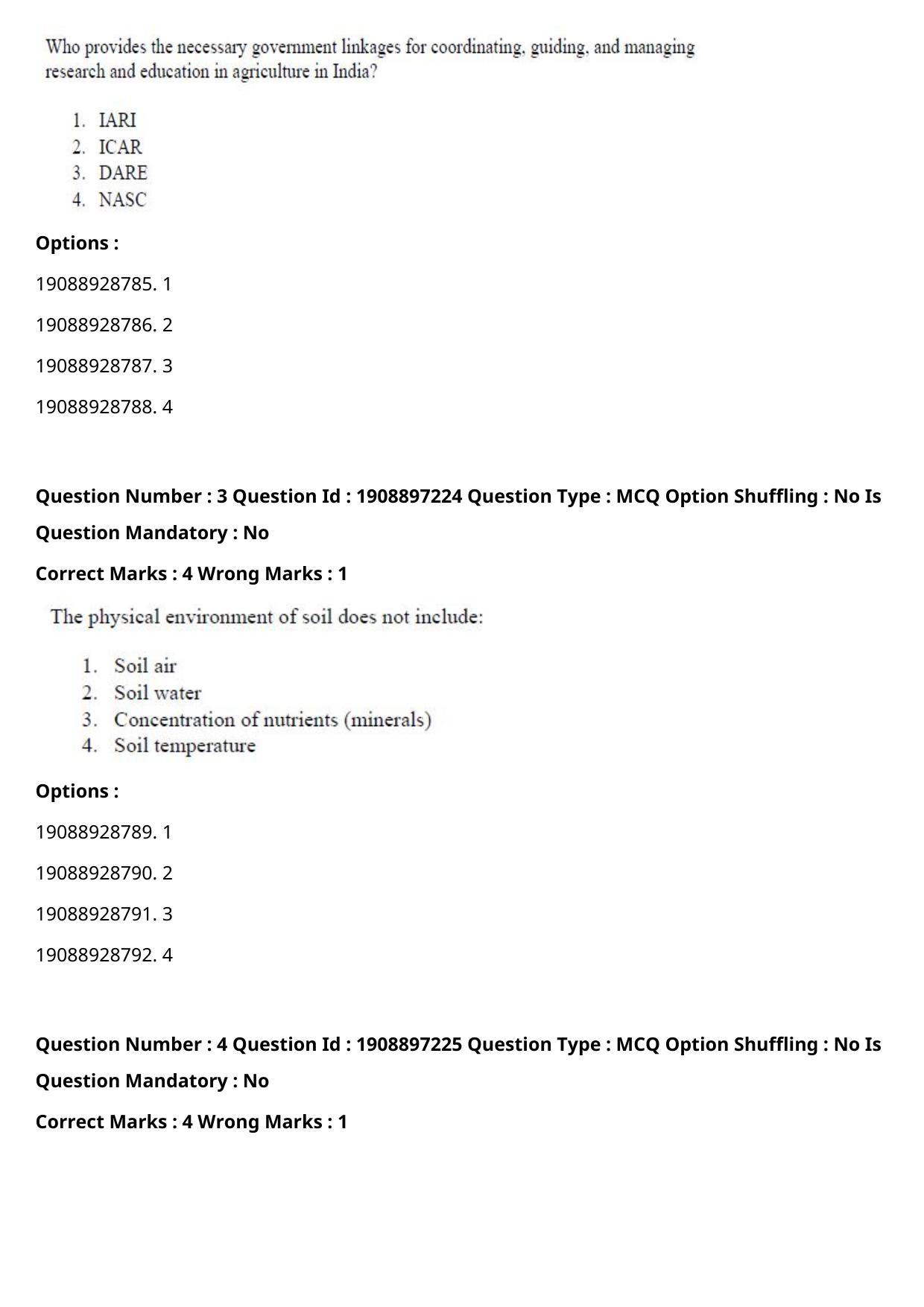 ICAR AIEEA PG 2021 HOME SCIENCE Question Paper - Page 3
