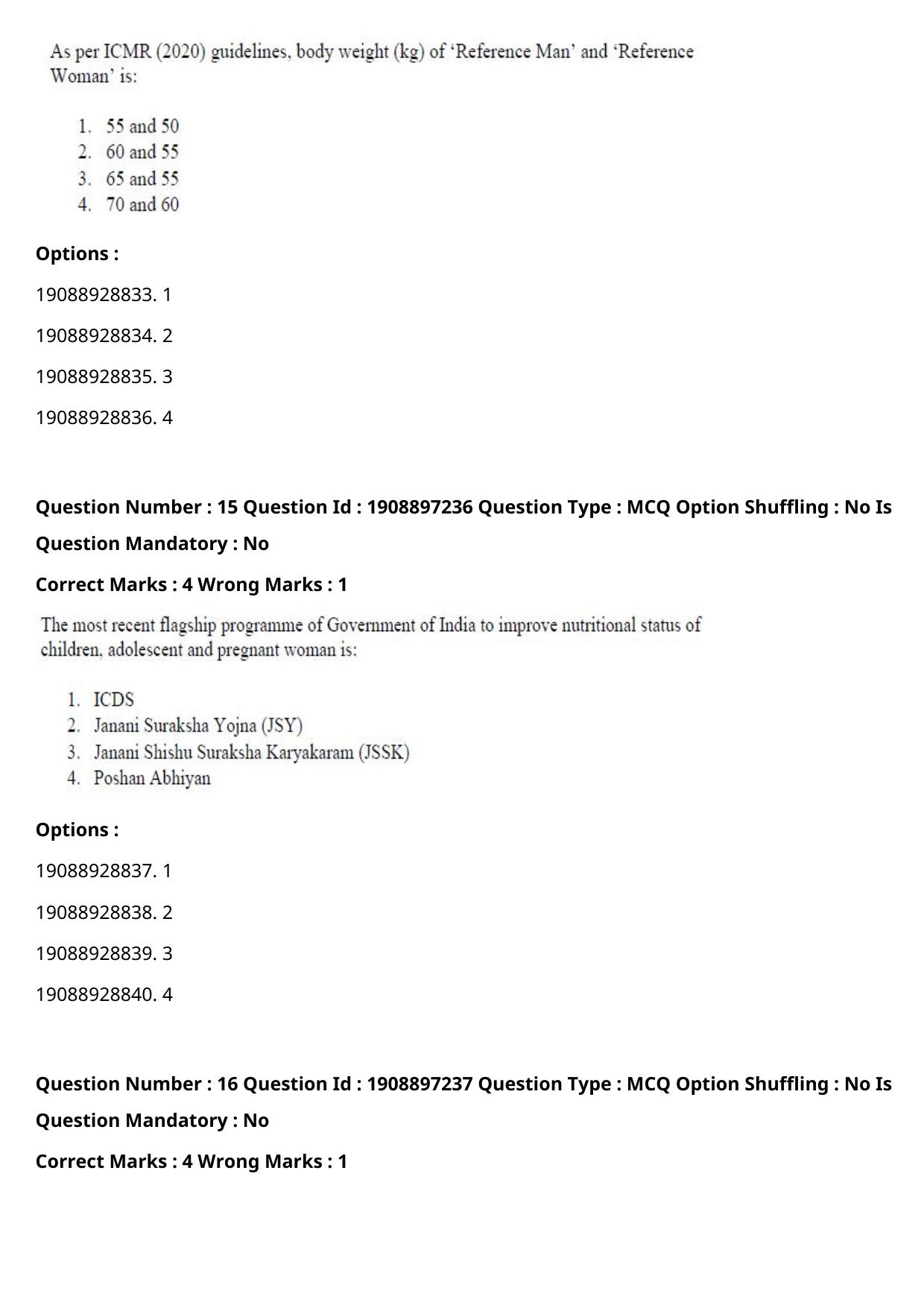 ICAR AIEEA PG 2021 HOME SCIENCE Question Paper - Page 9